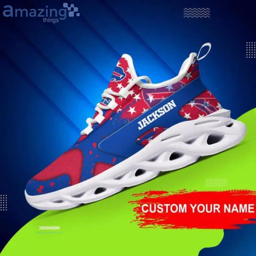 Buffalo Bills Custom Name NFL Max Soul Shoes Chunky Sneakers Gift