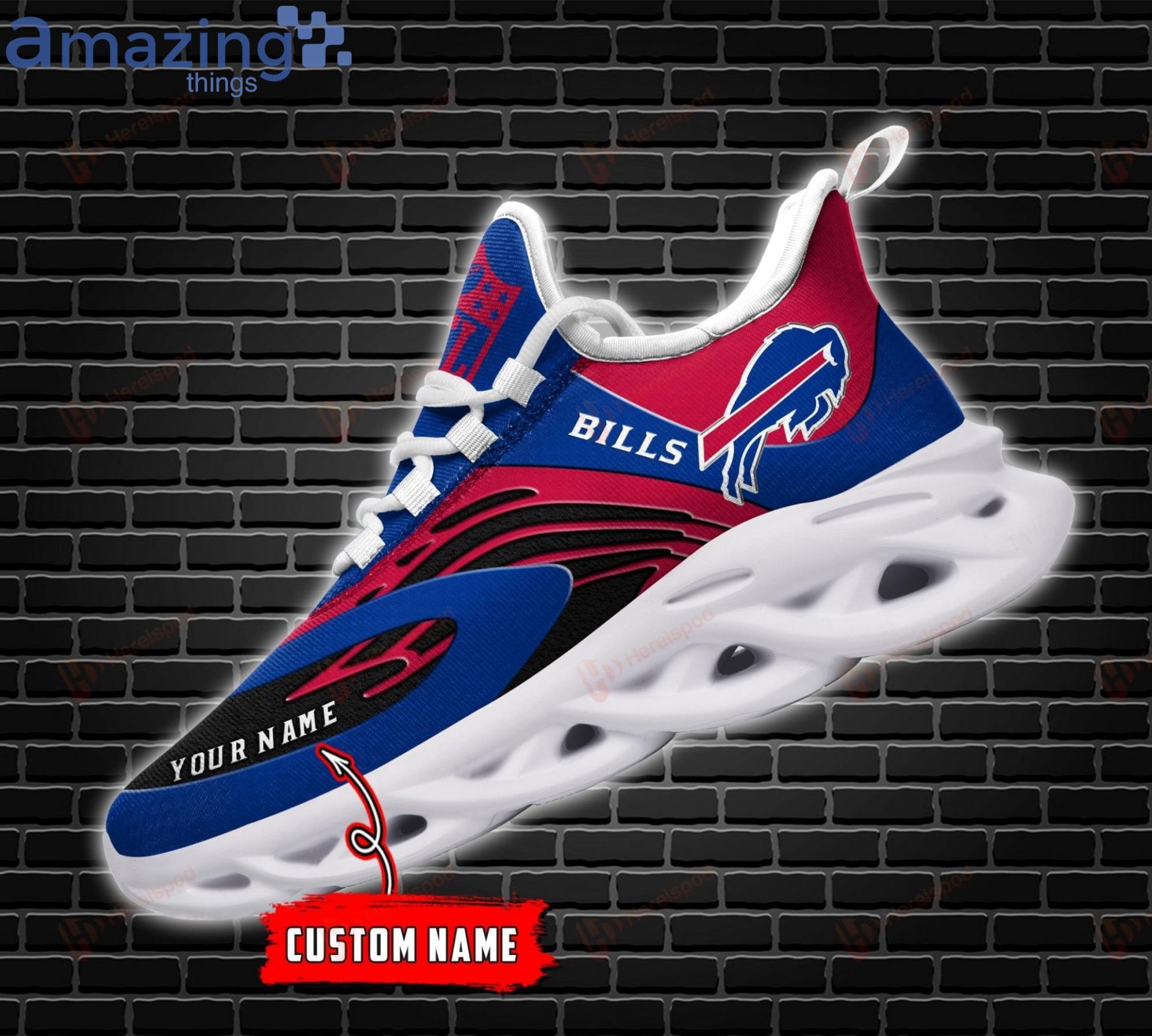 Buffalo Bills NFL Red Blue Color Max Soul Shoes