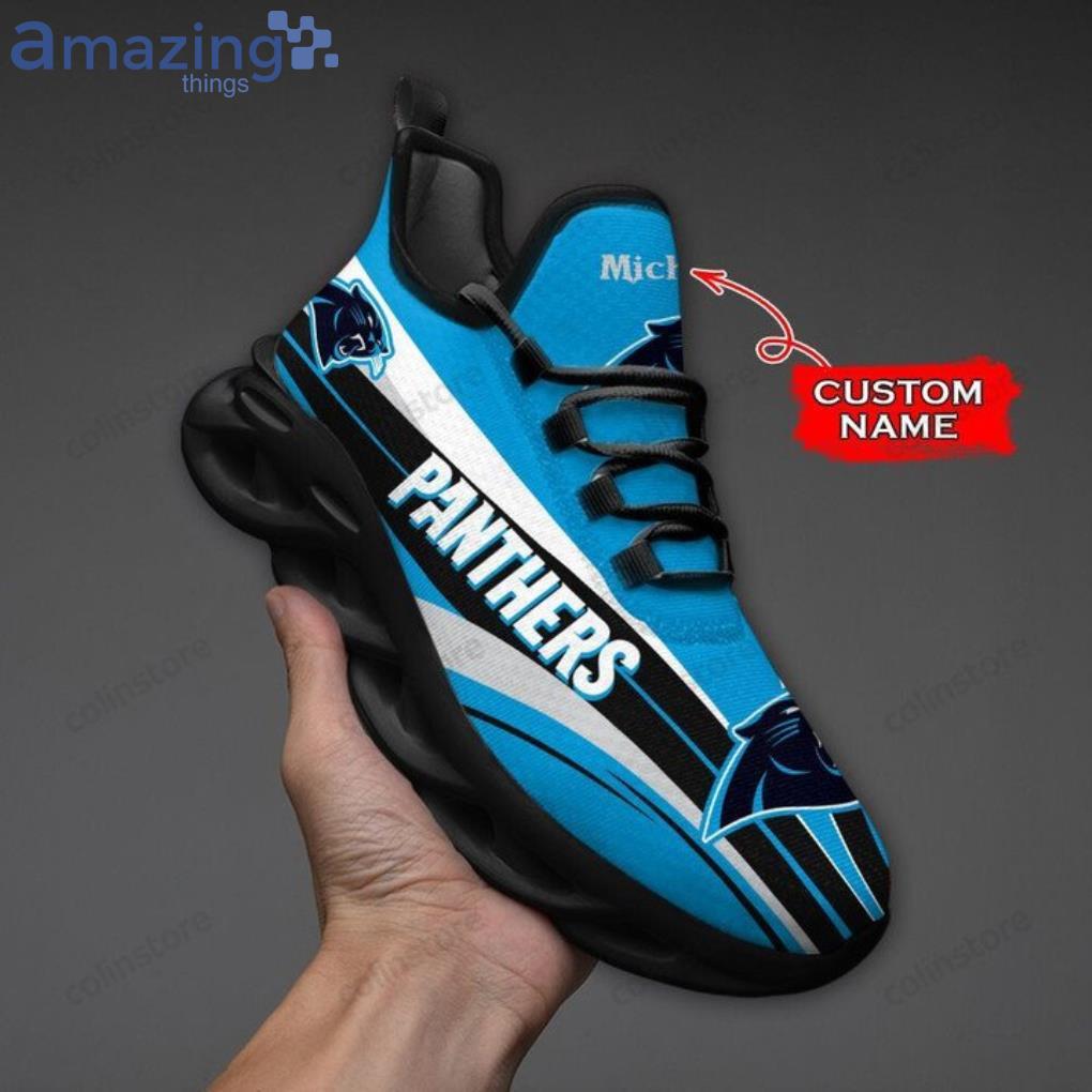 Carolina Panthers NFL Custom Name Max Soul Shoes Great Gift For