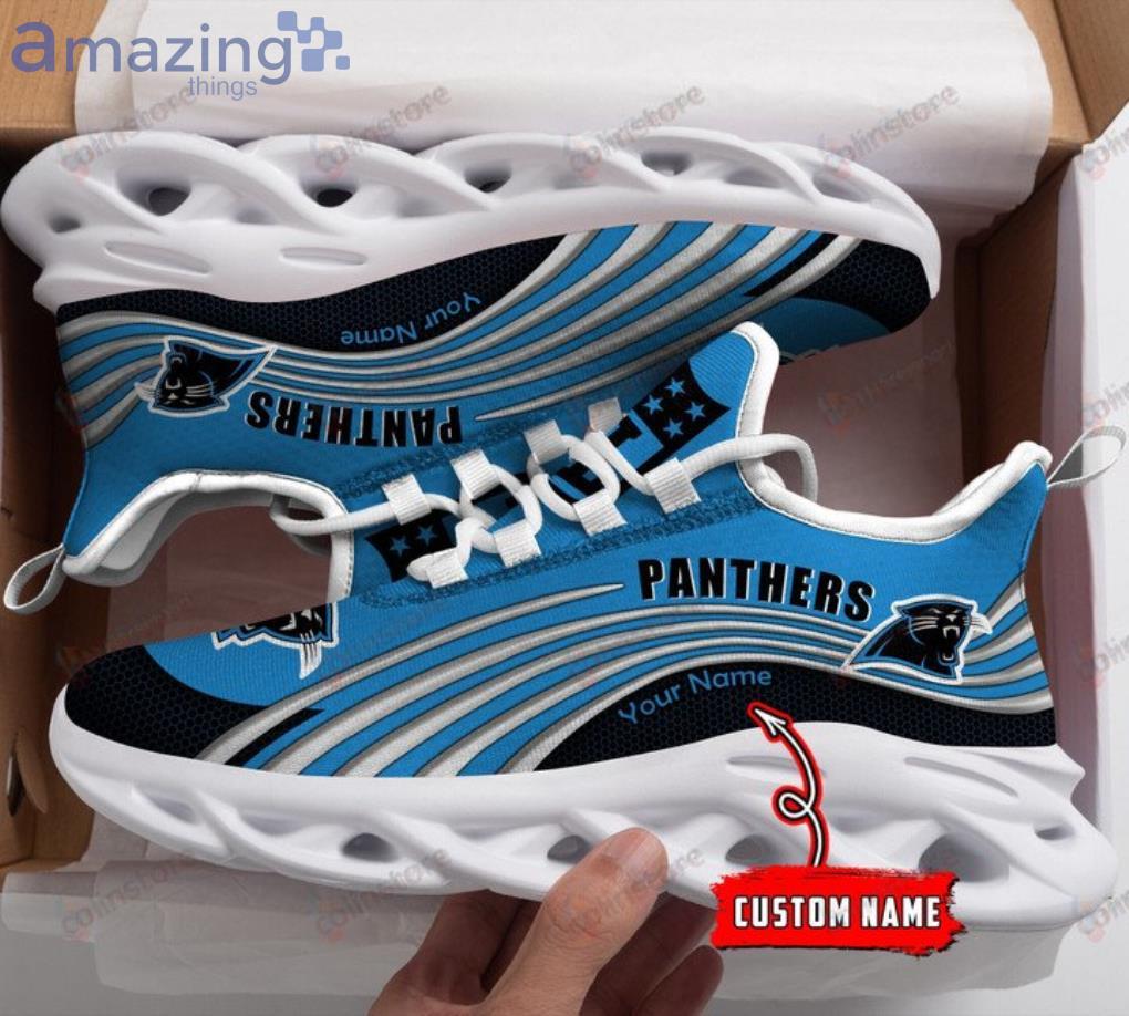 Carolina Panthers Custom Name Max Soul Sneaker Shoes For Fan