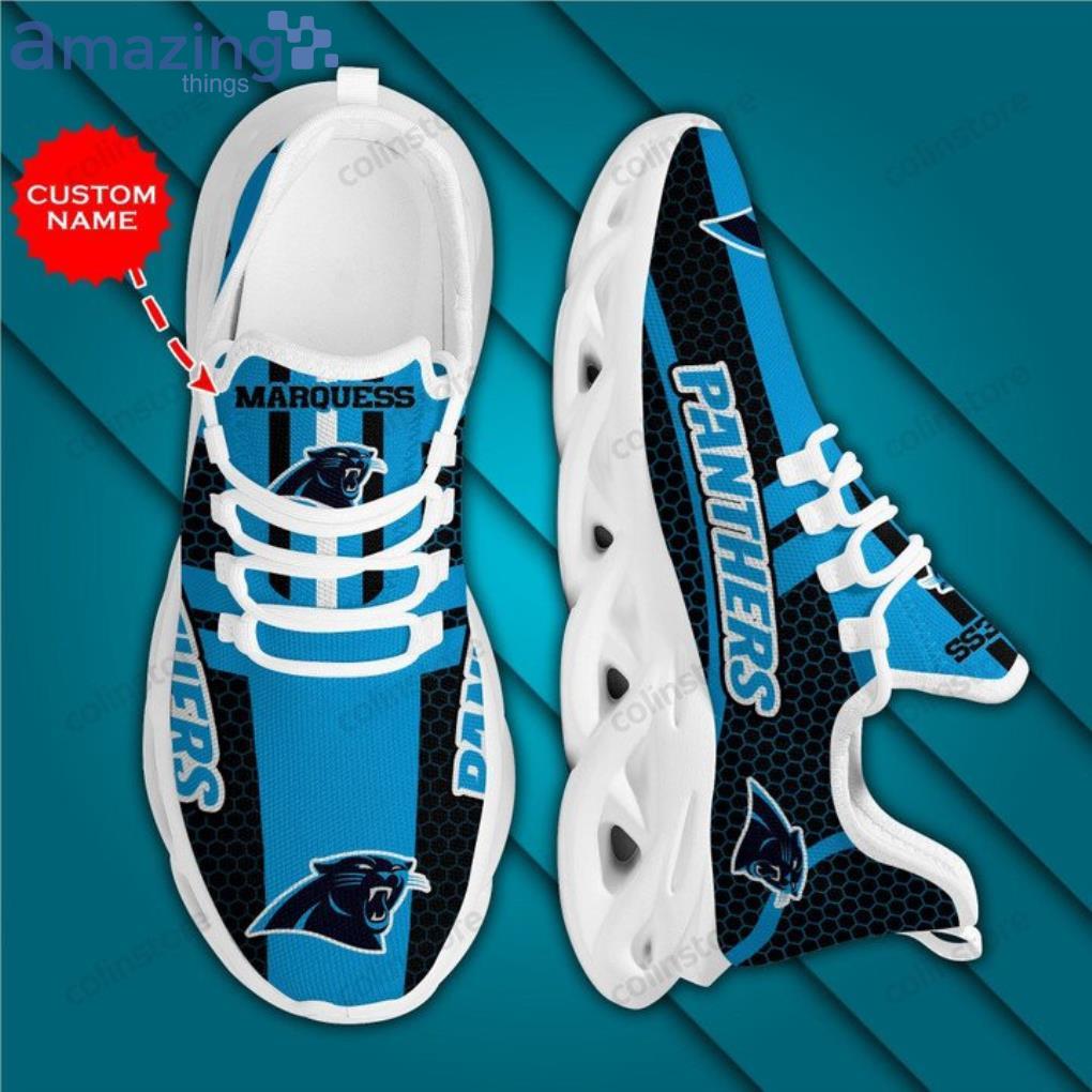 Carolina Panthers NFL Max Soul Shoes Custom Name Camo Pattern Gifts For NFL  Fans - YesItCustom