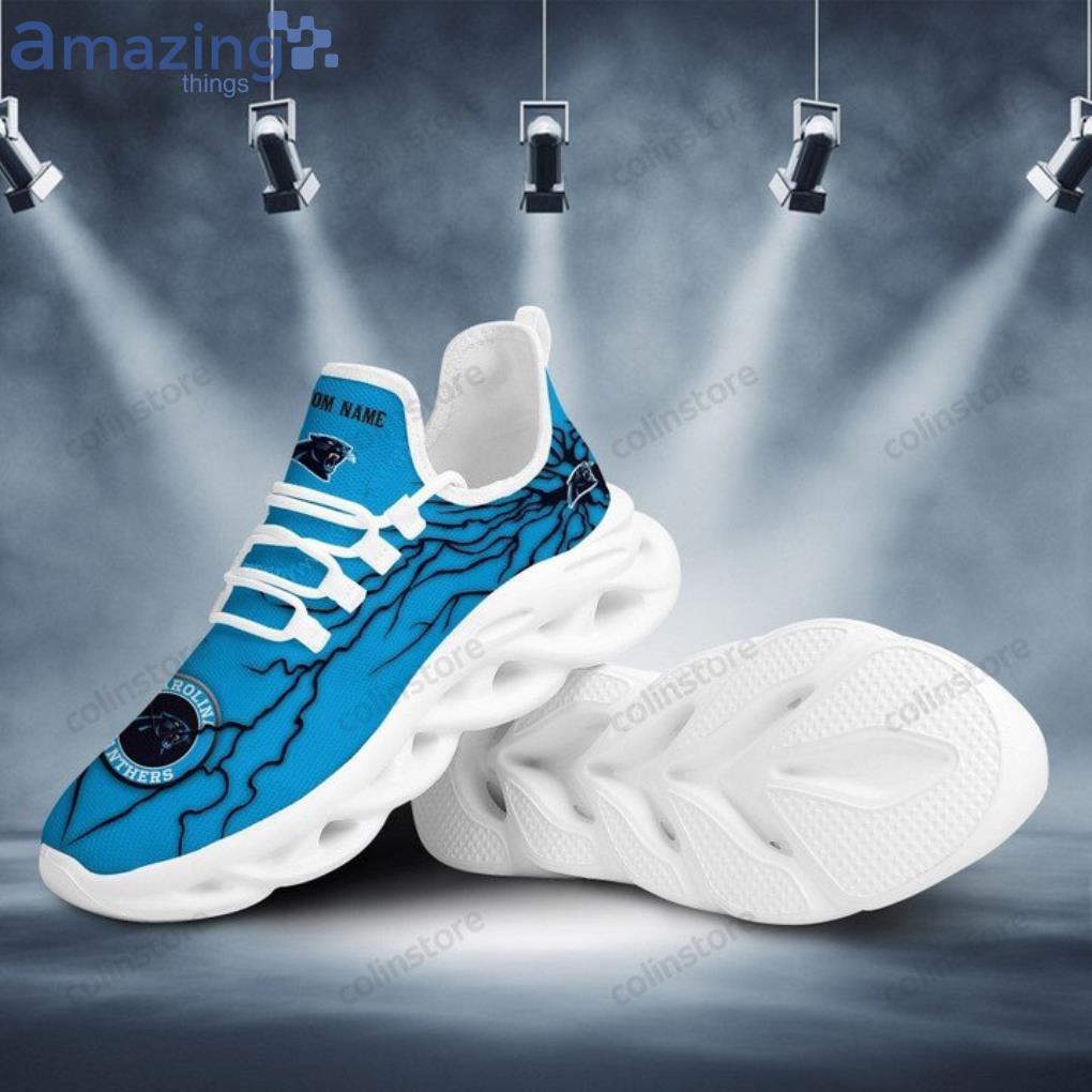 NFL Carolina Panthers Lightning Max Soul Shoes Gift For Fans Sport image NFL Carolina Panthers Lightning Max Soul Shoes Gift For Fans Sport Product Photo 3