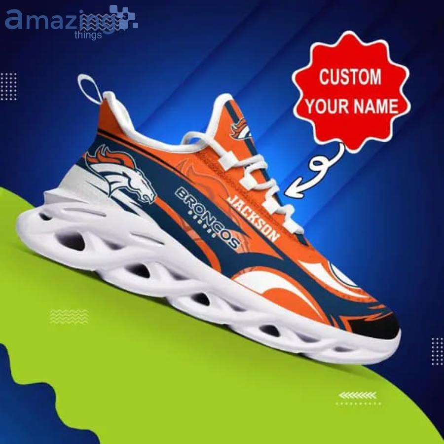 Denver Broncos NFL Striped Style Special Max Soul Shoes Running