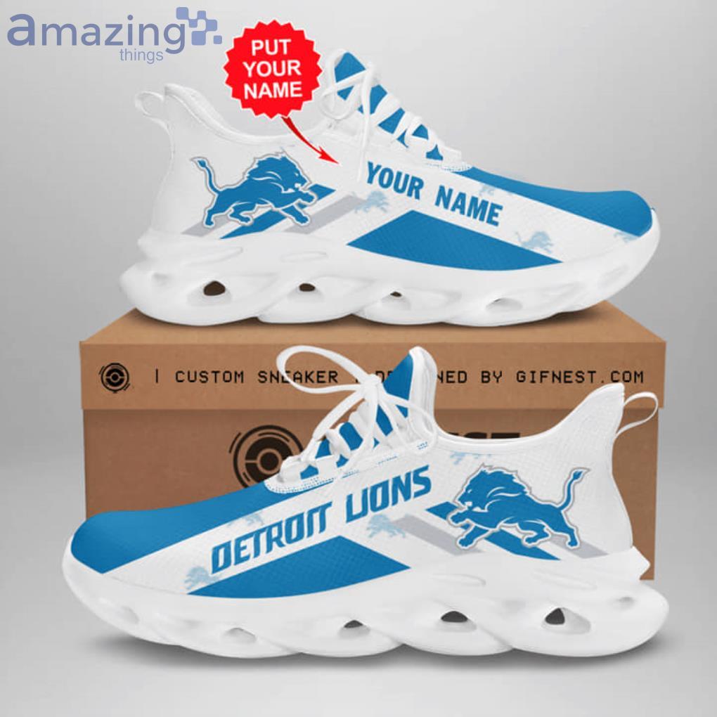 Detroit Lions Custom Name Air Jordan 11 Sneaker Shoes For Sport