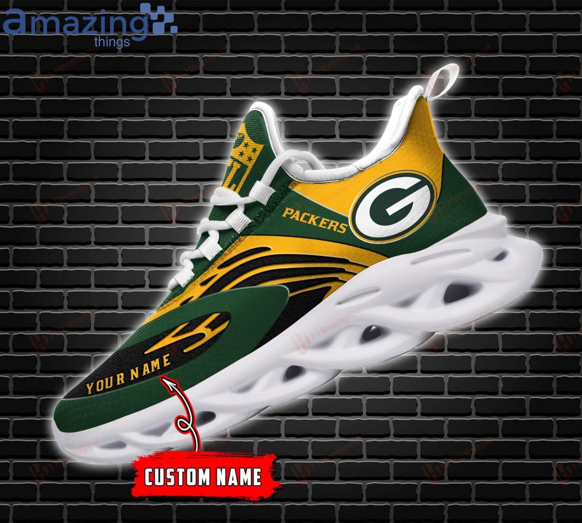 Personalize NFL Green Bay Packers Golden Special Max Sole