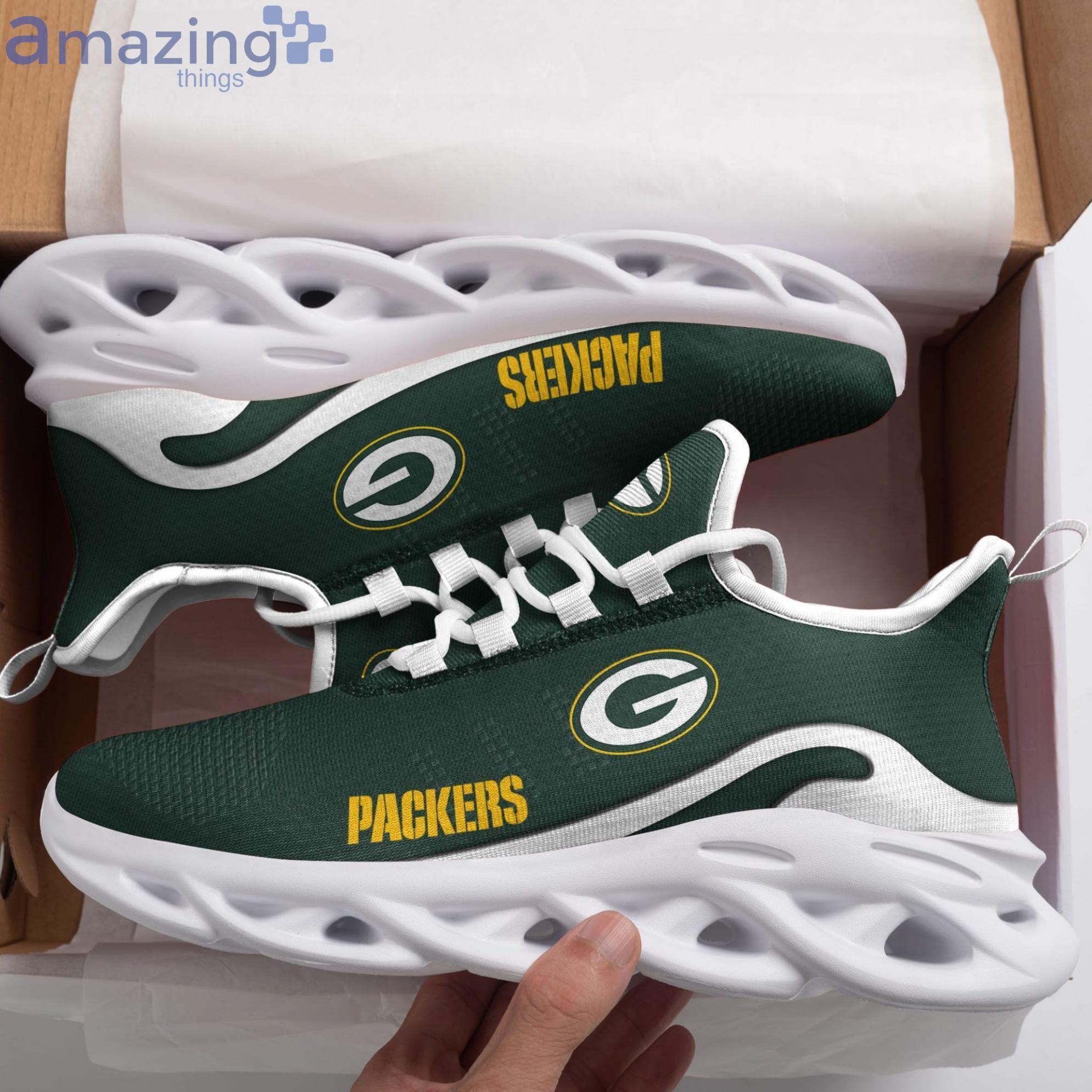 NFL Green Bay Packers Max Soul Sneaker Sport Fans Running Shoes