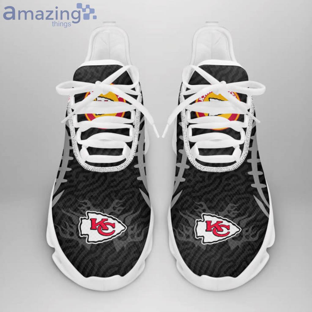 NFL Kansas City Chiefs Custom Name Red White Max Soul Shoes Gift For Fans  Sport