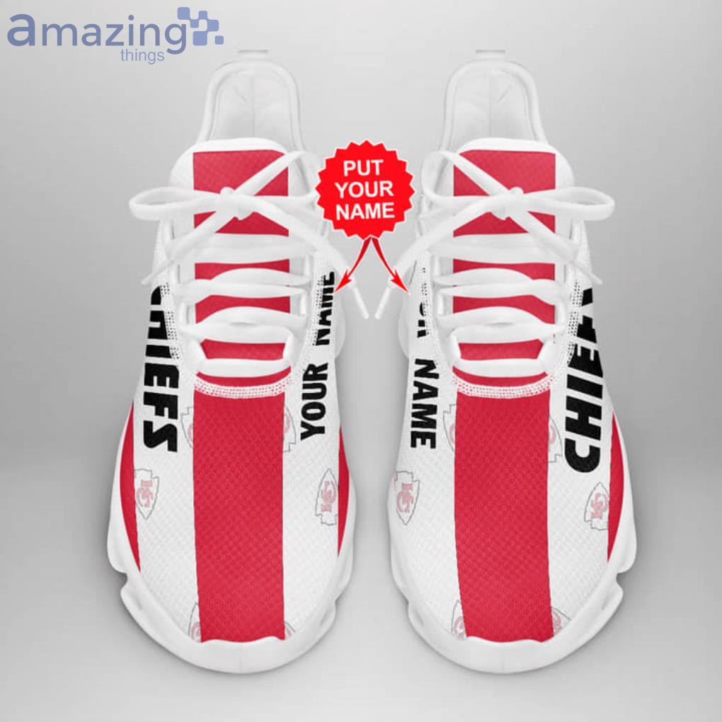 NFL Kansas City Chiefs Red White Max Soul Shoes Gift For Fans Sport