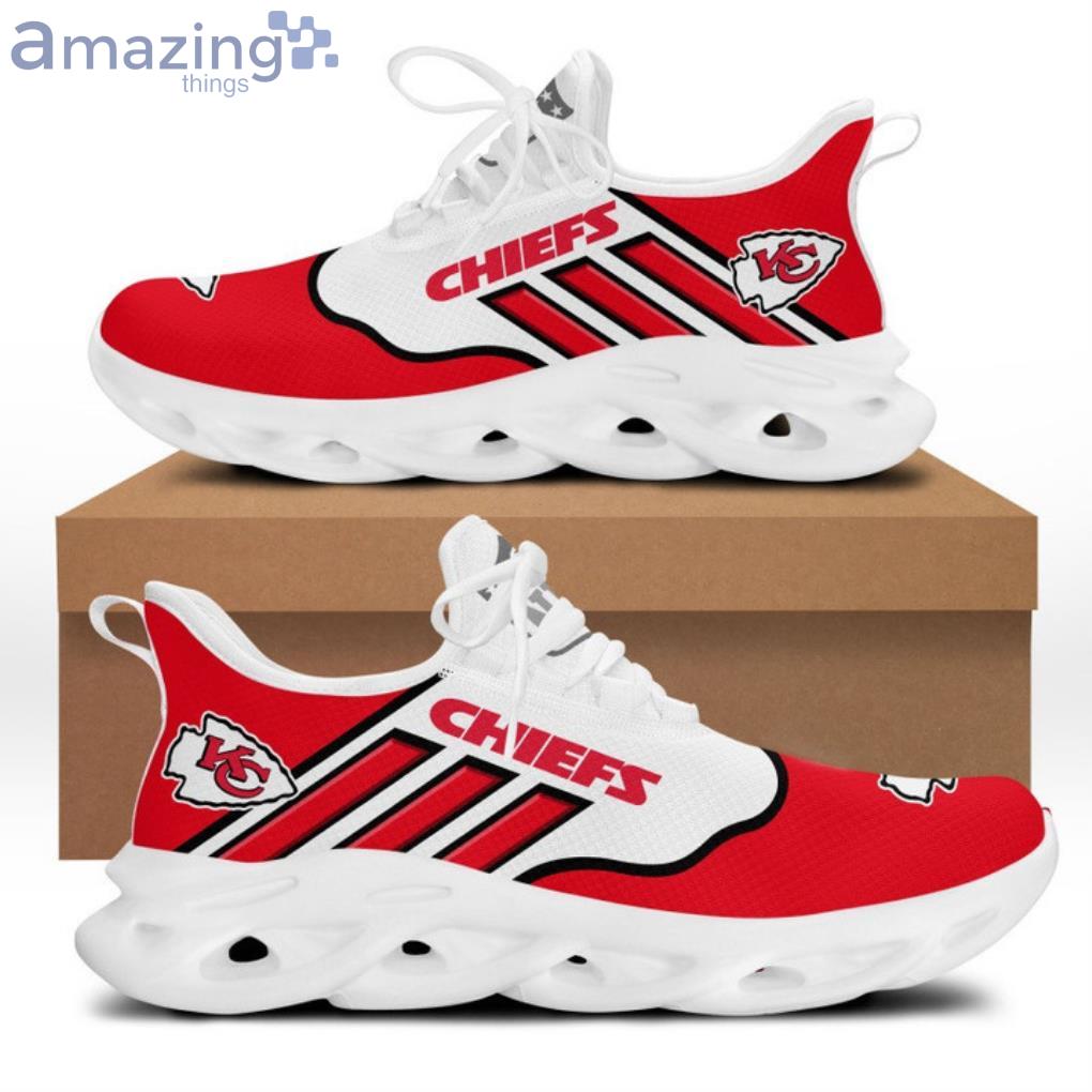 NFL Kansas City Chiefs Red White Max Soul Shoes Gift For Fans Sport Product Photo 1