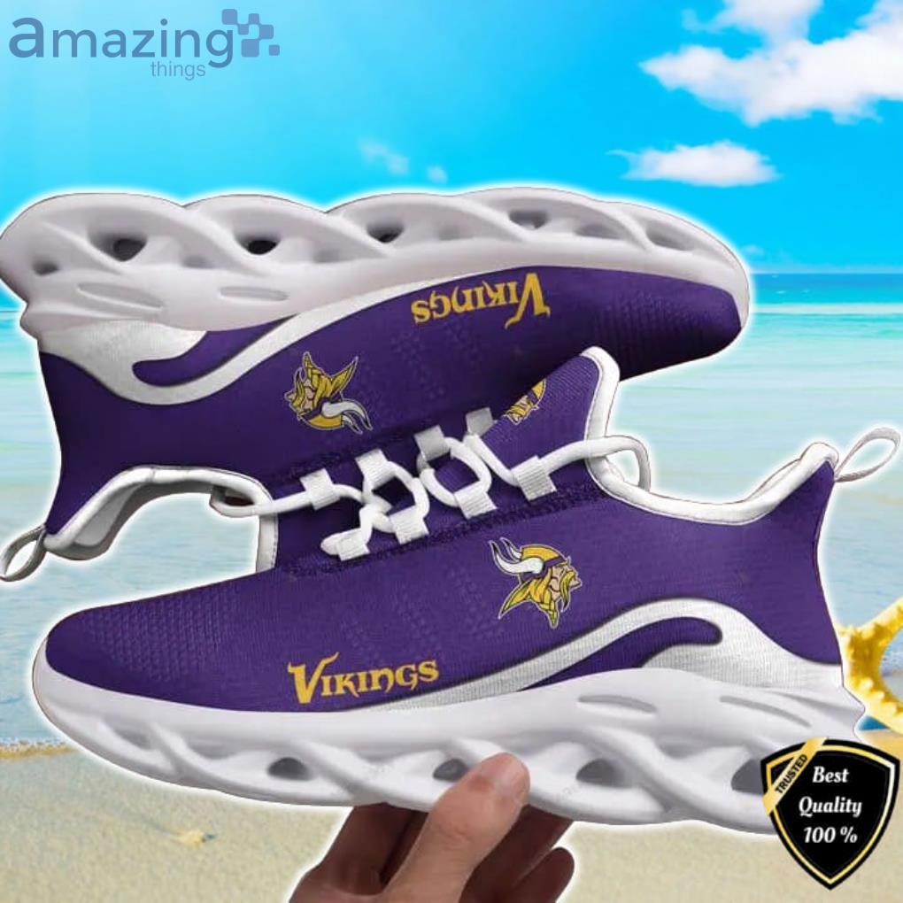 NFL Minnesota Vikings Purple Edition Max Soul Shoes Gift For Fans Sport