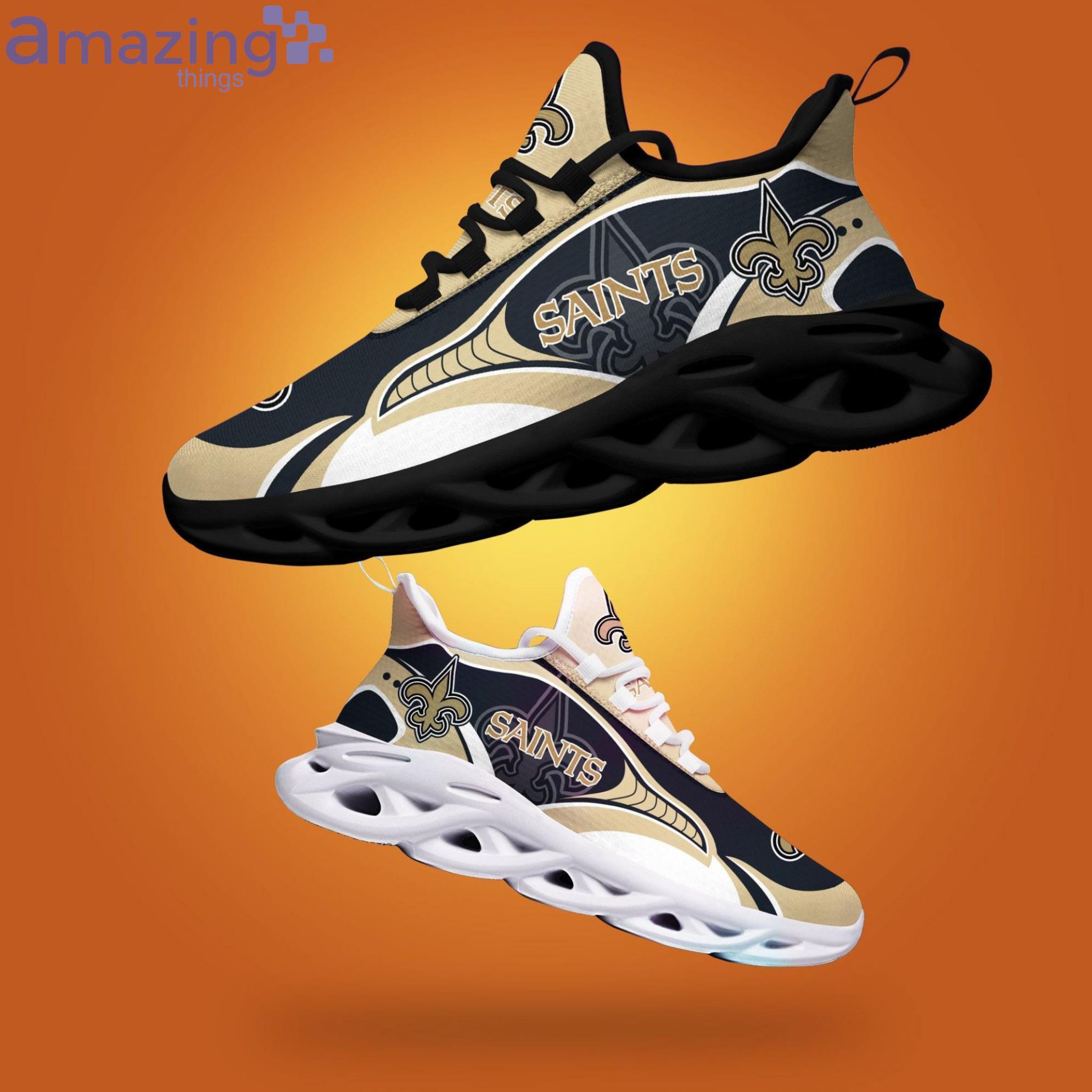 NFL New Orleans Saints Special Design Logo Max Soul Shoes Gift For Fans Sport Product Photo 1