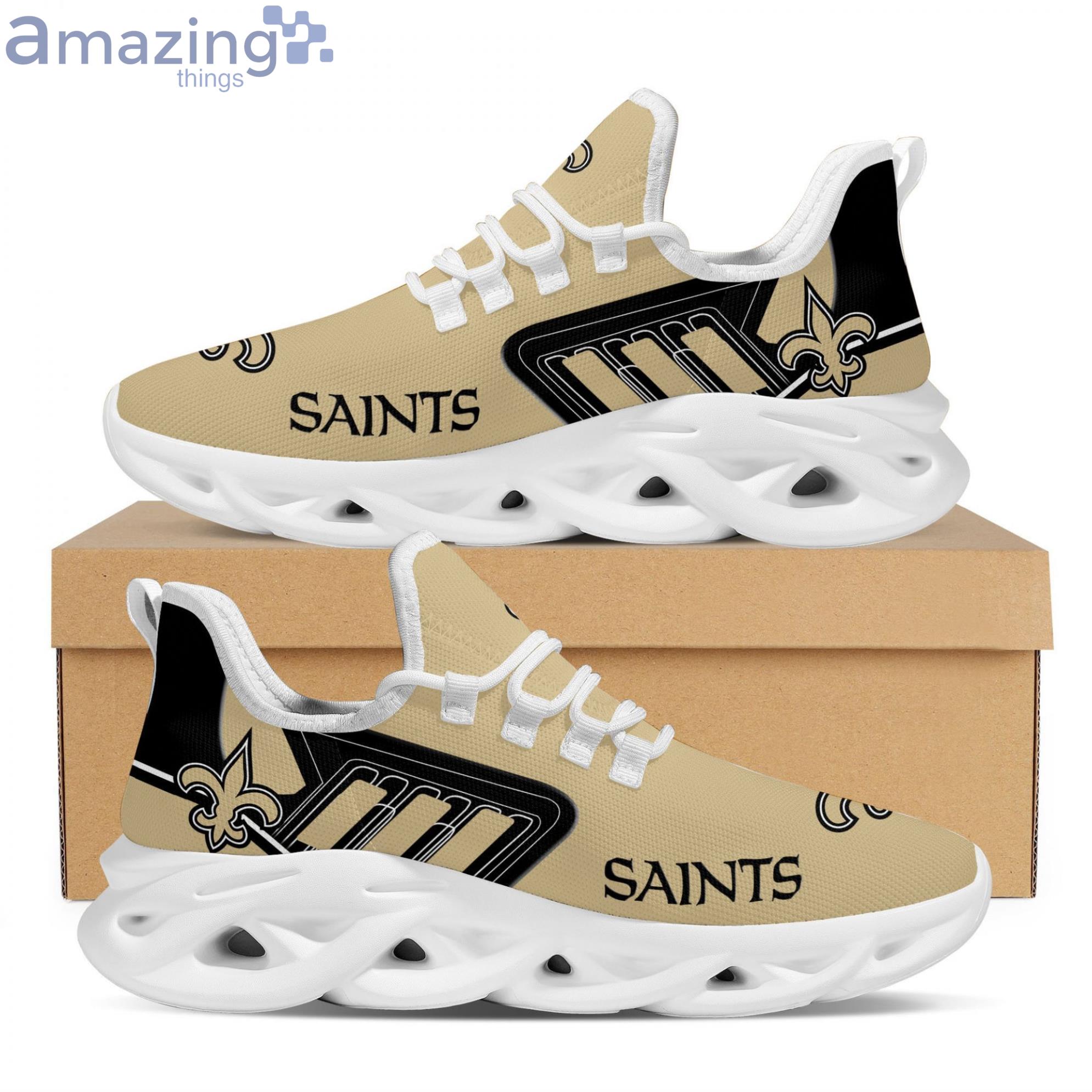 NFL New Orleans Saints Sporty Design Max Soul Shoes Gift For Fans Sport Product Photo 1