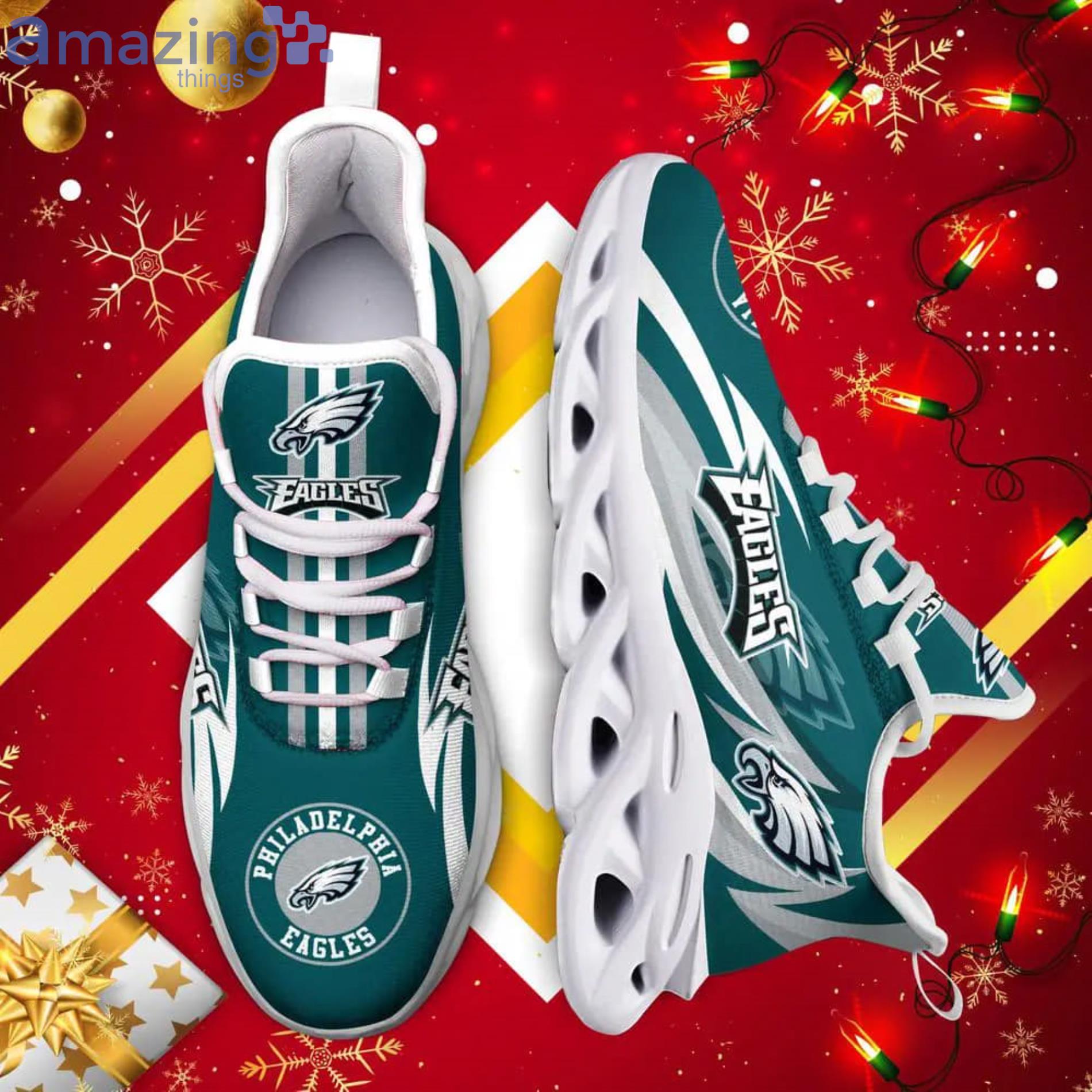 NFL Philadelphia Eagles Green Grey Edition Max Soul Shoes Gift For Fans Sport Product Photo 1