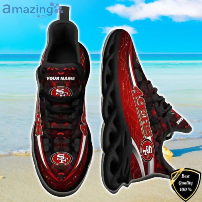 San Francisco 49ers Black Mix Red Max Soul Shoes