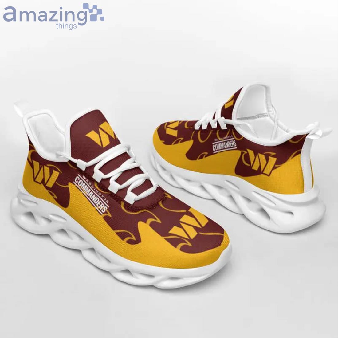 Washington Commanders NFL Yellow Air Force Shoes Gift For Fans