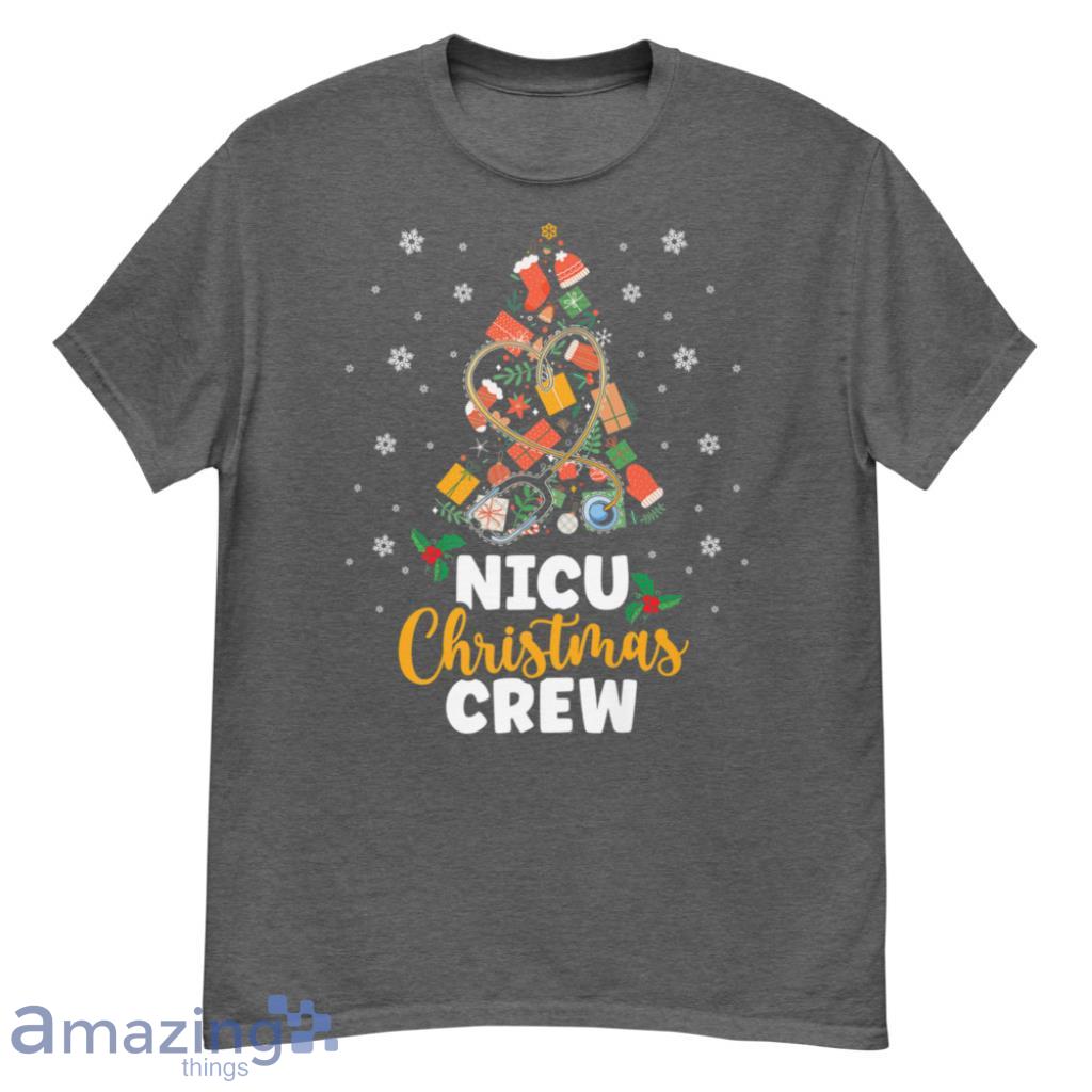NICU nurse Christmas Crew Neonatal NICU Nurse Premium T-Shirt - G500 Men’s Classic T-Shirt-1