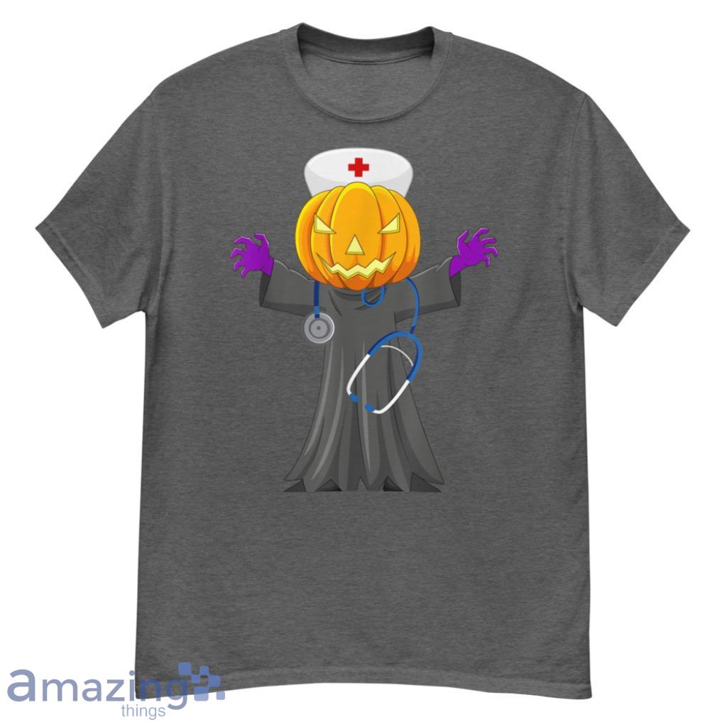 Nurse Scary - Funny Nurse Halloween T-Shirt - G500 Men’s Classic T-Shirt-1