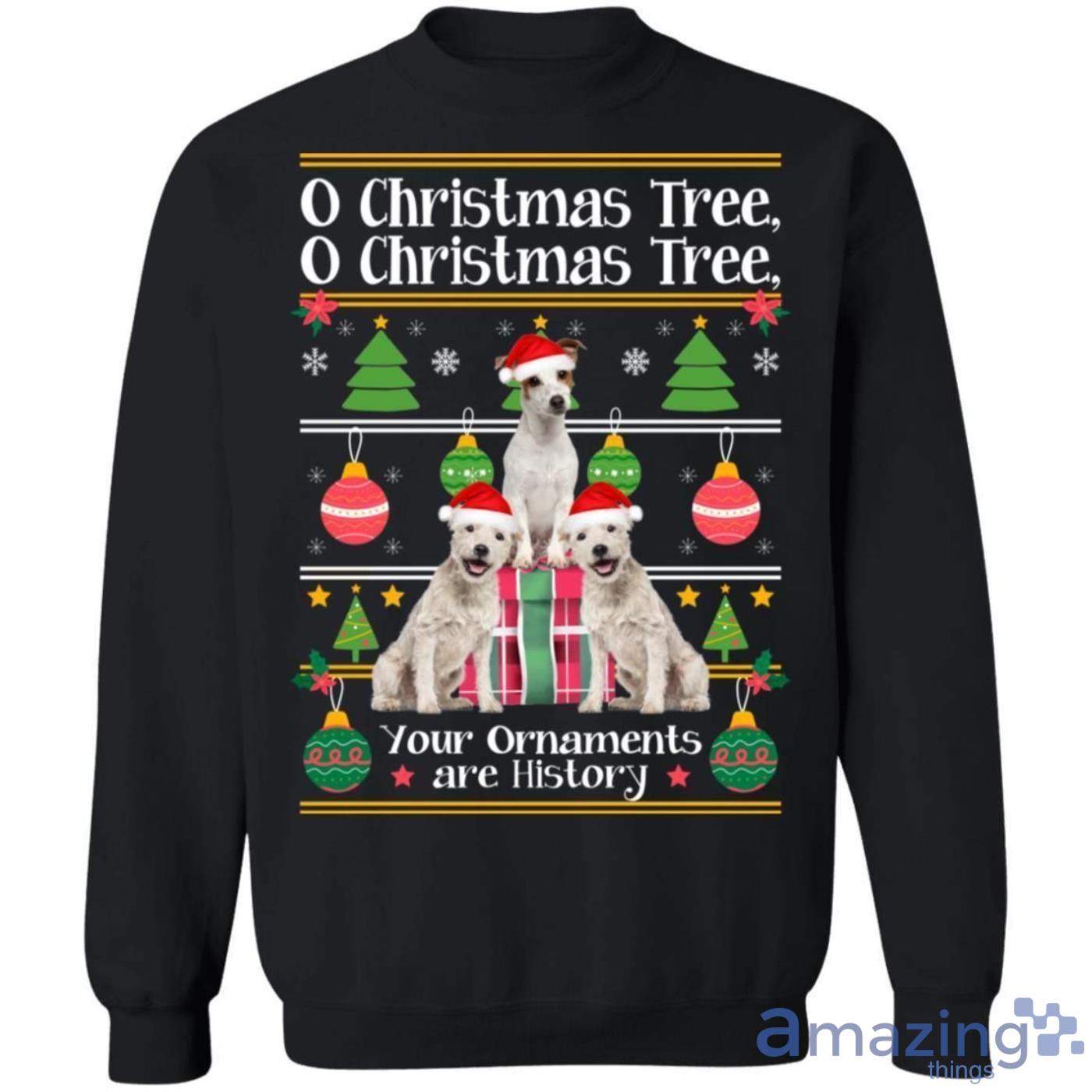 O Christmas Tree Parson Russell Dog Christmas Sweatshirt Lovely Gift For Xmas Product Photo 1
