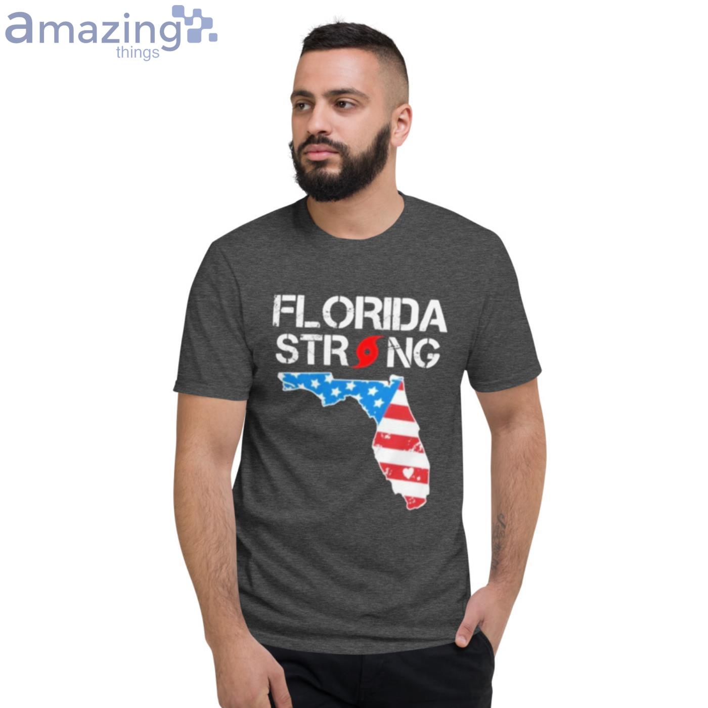 Official Hurricane Ian Florida Strong T Shirt image Official Hurricane Ian Florida Strong T-Shirt - Short Sleeve T-Shirt-1