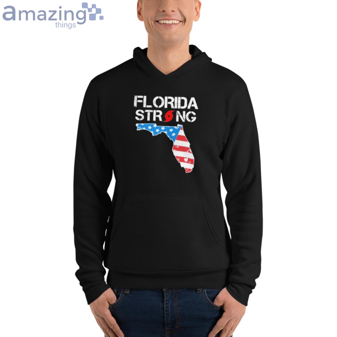 Official Hurricane Ian Florida Strong T Shirt image Official Hurricane Ian Florida Strong T-Shirt - Unisex Fleece Pullover Hoodie