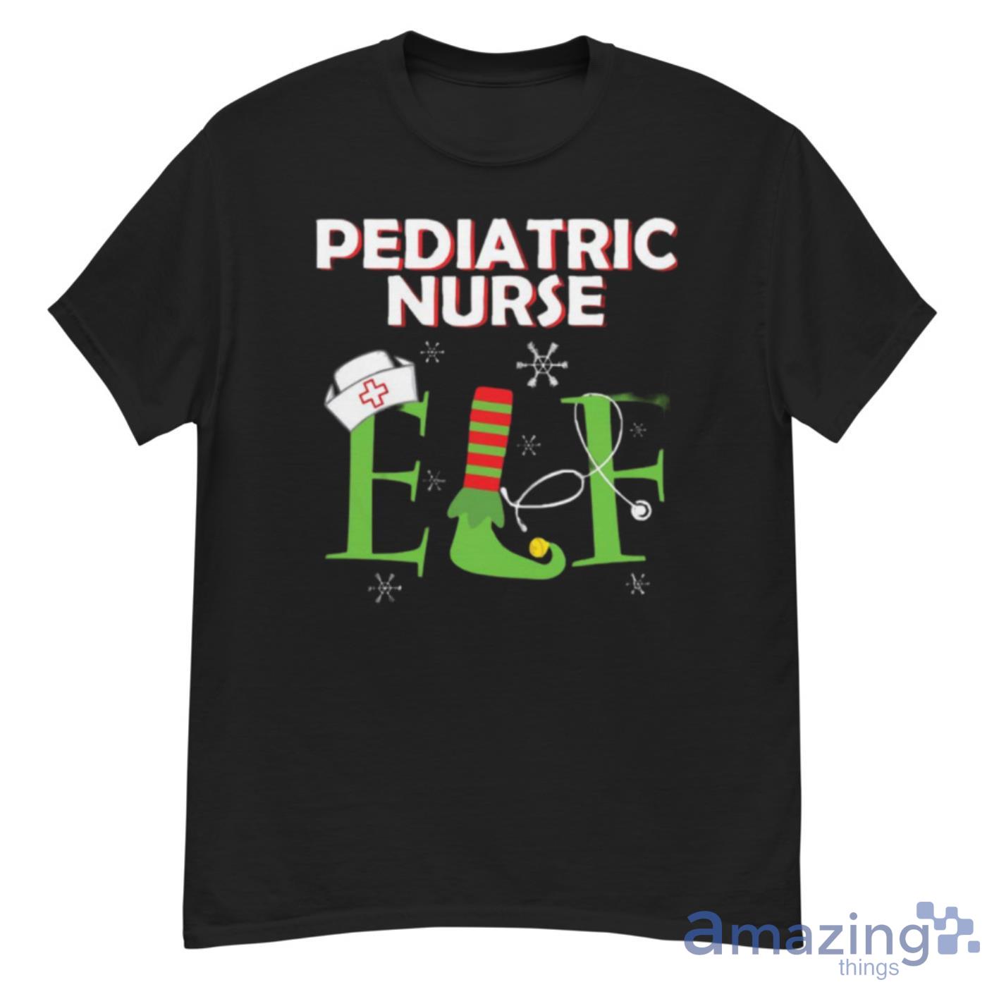 Pediatric Nurse Elf Christmas Matching Group Costume Shirt - G500 Men’s Classic T-Shirt