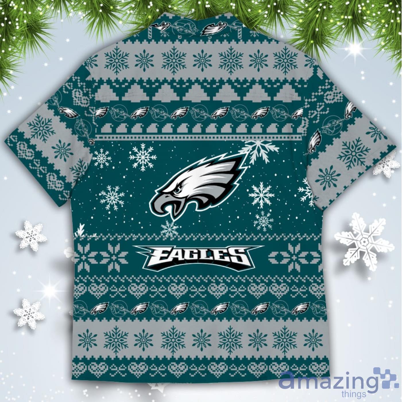 Eagles Christmas Sweater Baby Yoda Lights Philadelphia Eagles Gift