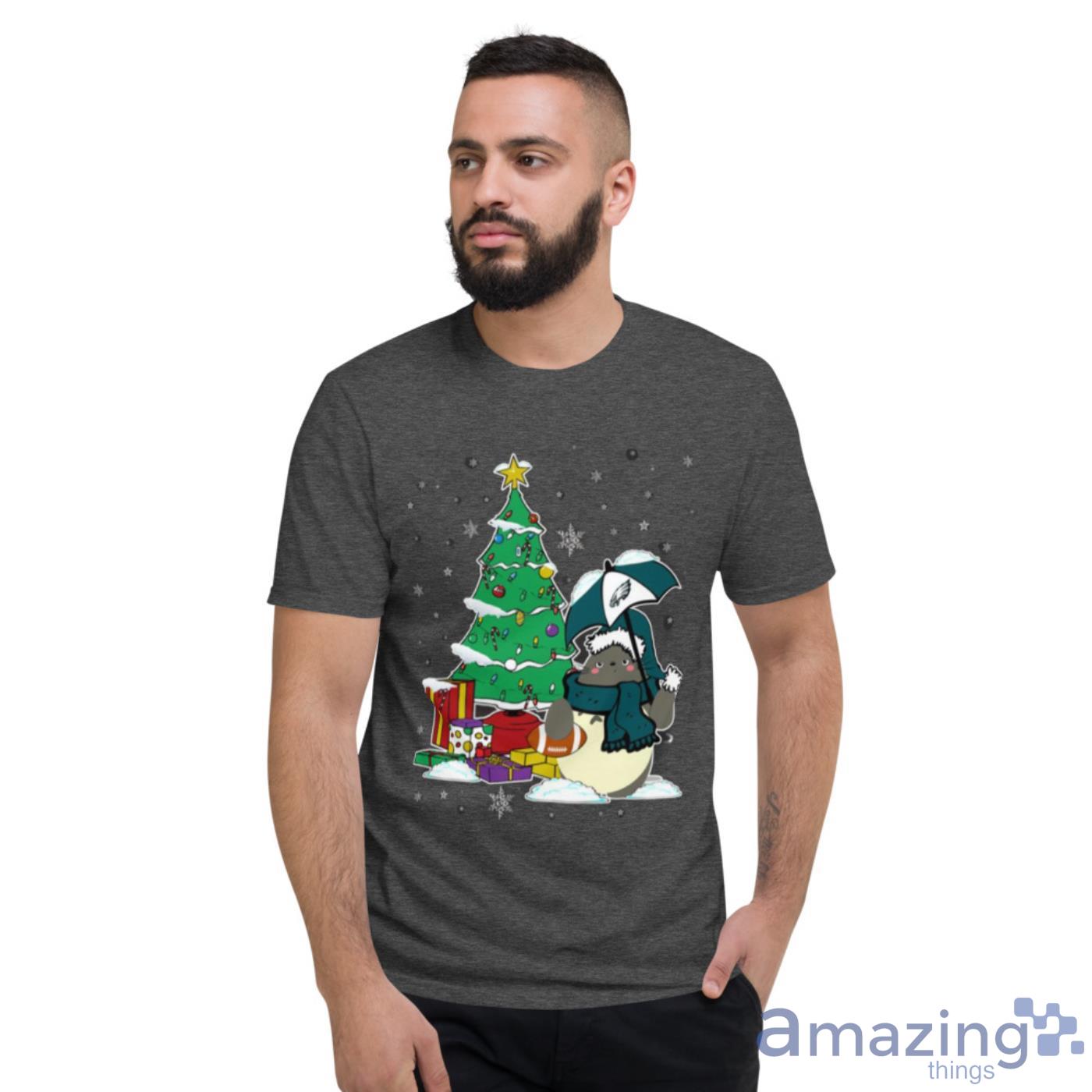 Philadelphia Eagles Christmas Tree Black Men S to 5XL T- Shirt Xmas Gift