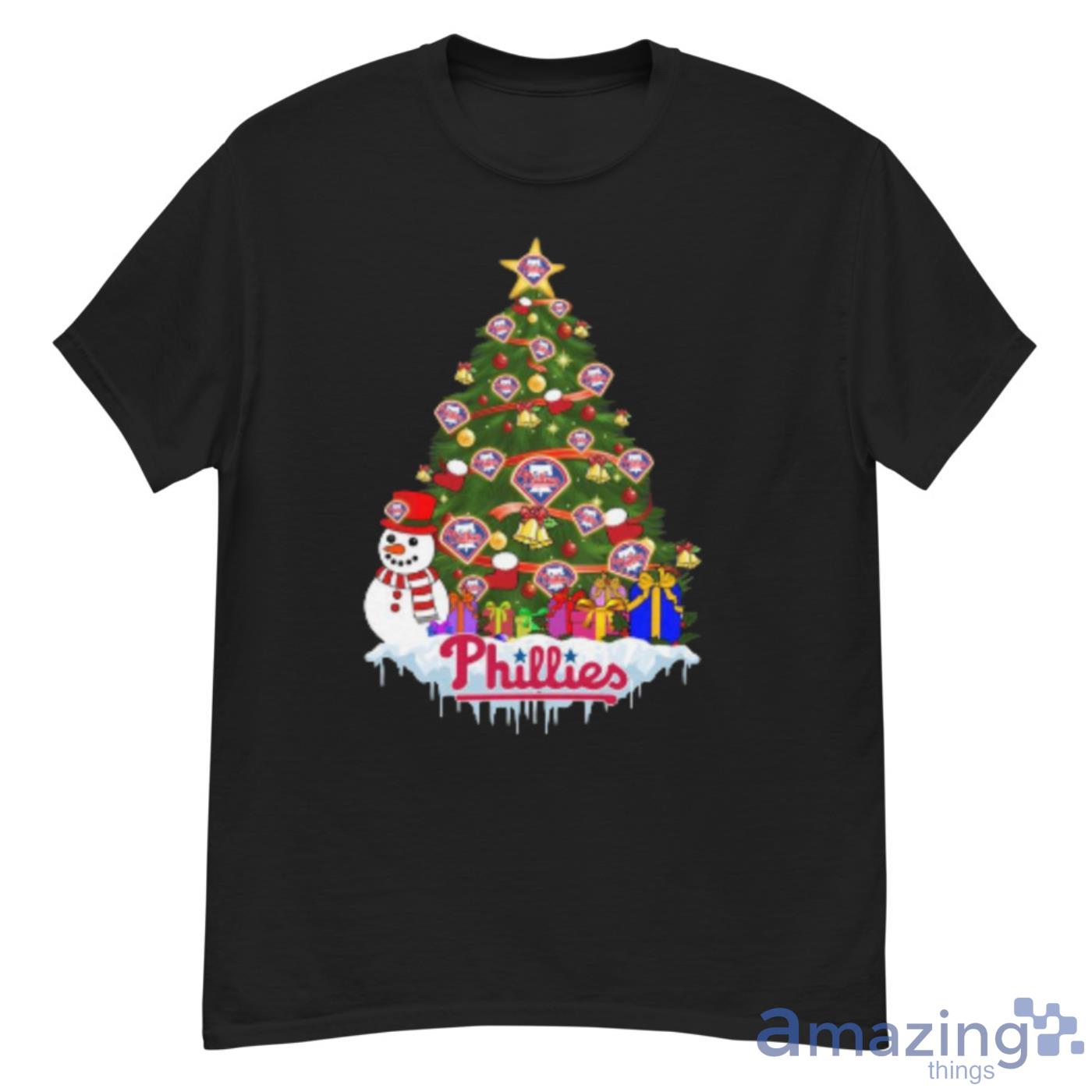 Philadelphia Phillies Merry Christmas MLB Baseball Sports Shirt - G500 Men’s Classic T-Shirt