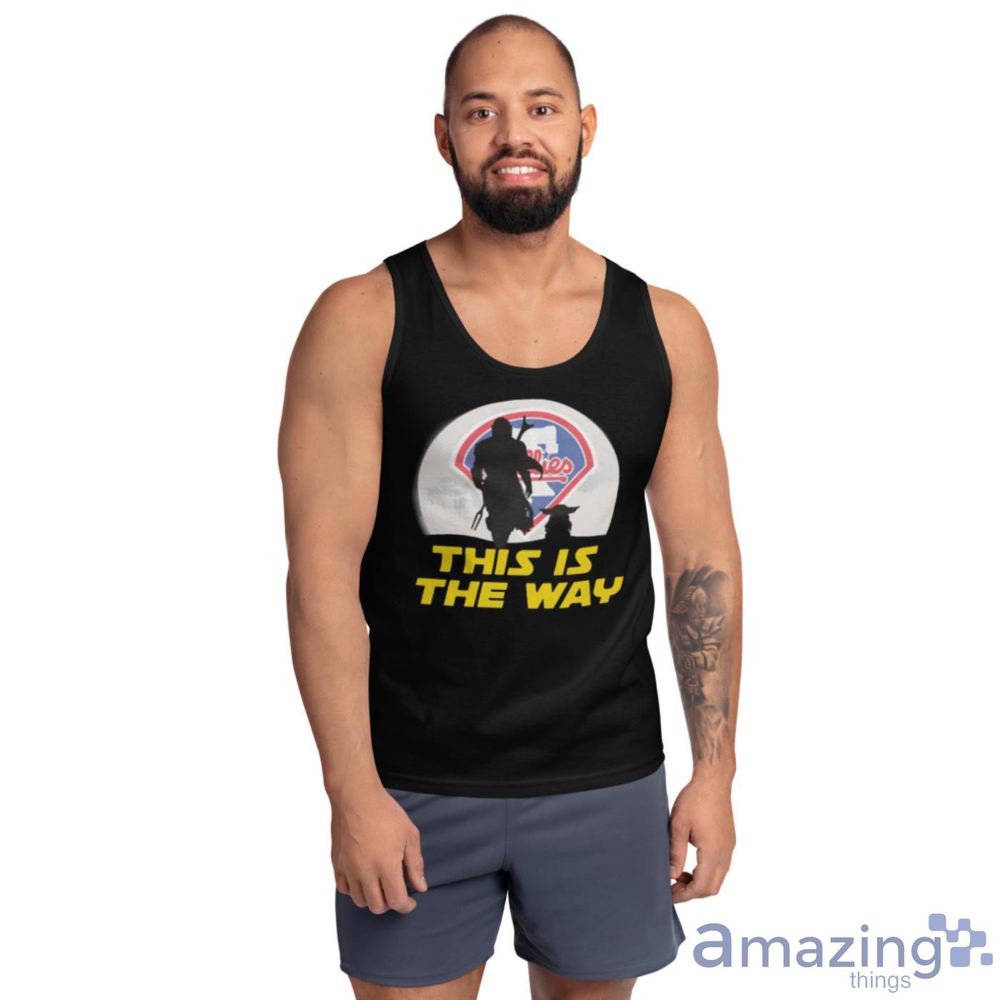 Philadelphia Phillies MLB Baseball Star Wars Yoda And Mandalorian This Is  The Way T-Shirt