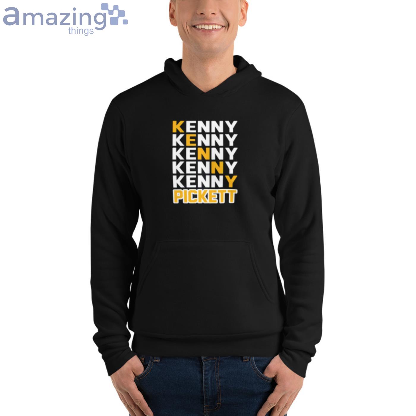 : Long Sleeve Black Steelers Pickett Text Pic T-Shirt