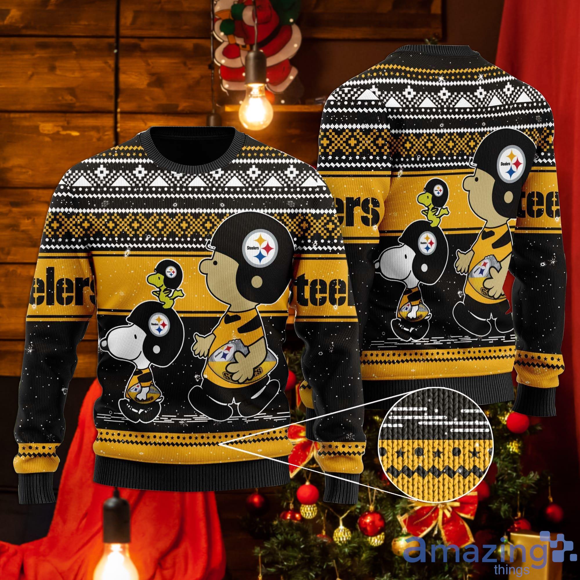 Snoopy Sweater, Pittsburgh Steelers Snoopy Dog Christmas Ugly Sweater Gift  For Him And Her - Family Gift Ideas That Everyone Will Enjoy