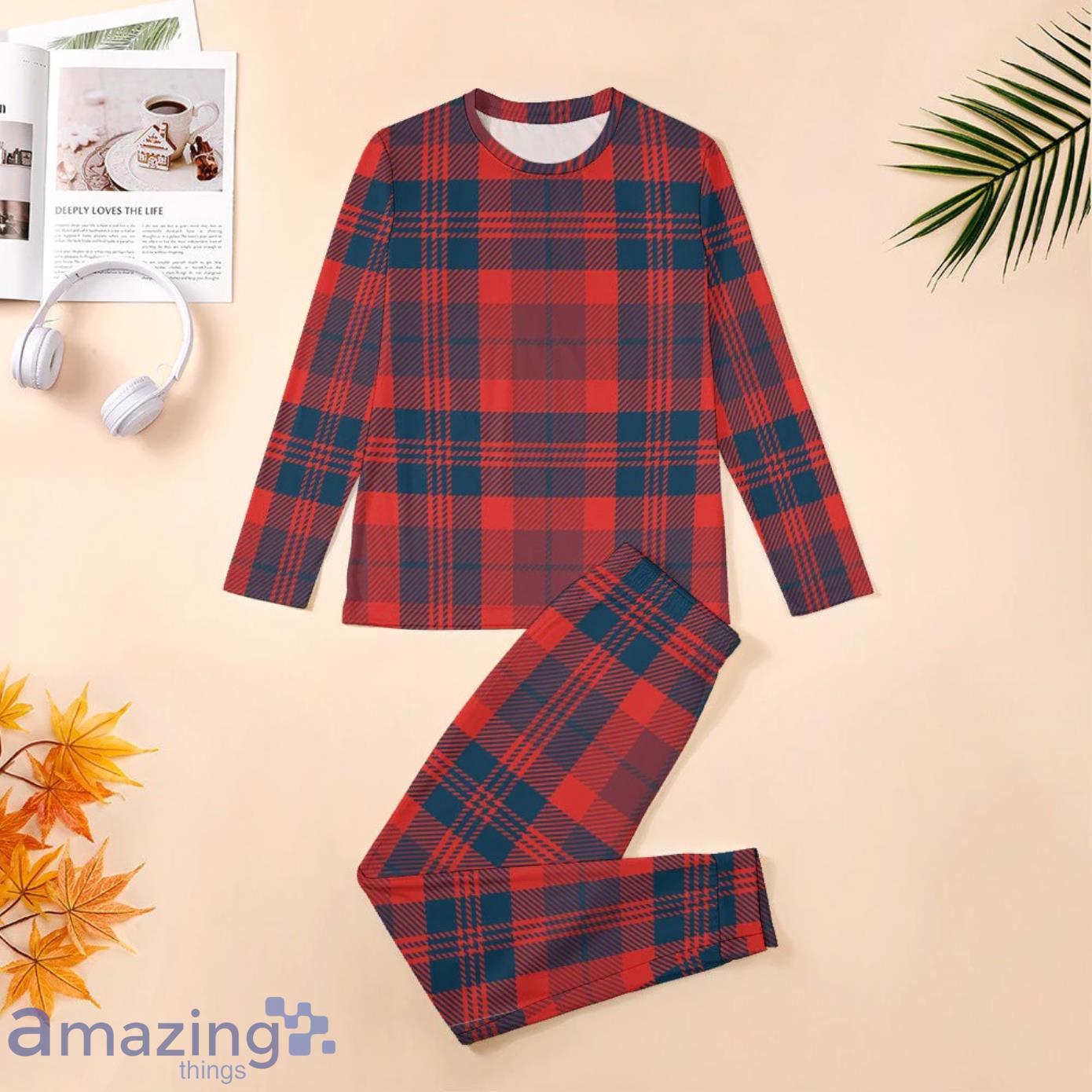 Plaid Style Christmas Family Pajama Set image Plaid Style Christmas Family Pajama Set Product Photo 3