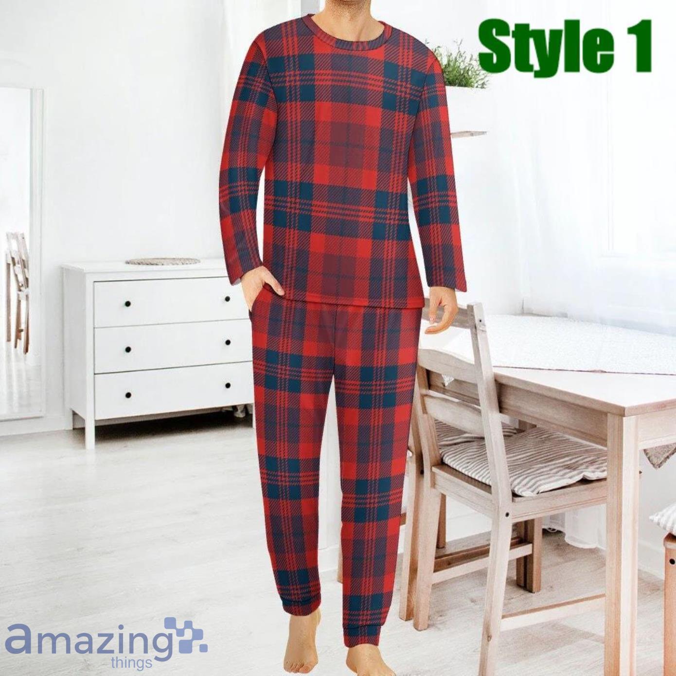 Plaid Style Christmas Family Pajama Set Product Photo 1