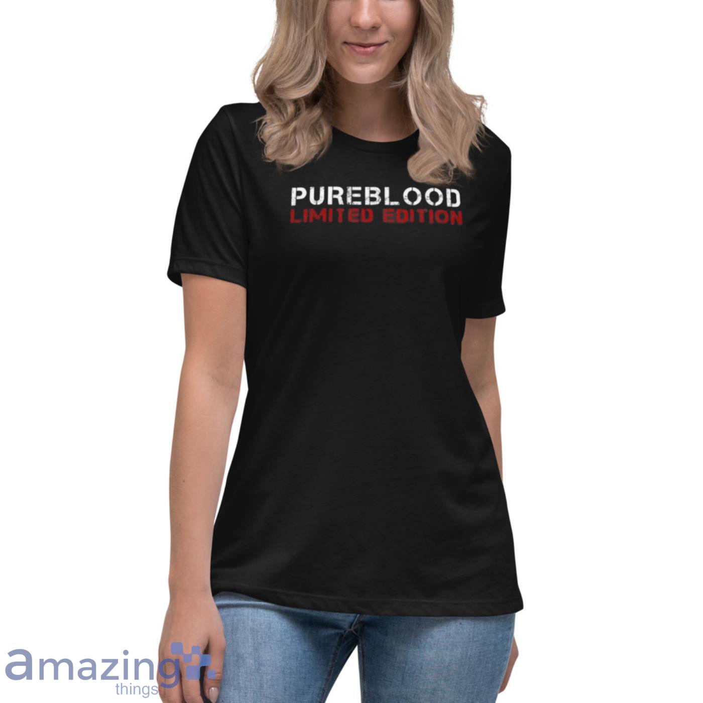 Pure Blood Movement Pureblood Limited Edition Freedom Anti Vaccine T shirt image Pure Blood Movement Pureblood Limited Edition Freedom Anti Vaccine T-shirt - Womens Relaxed Short Sleeve Jersey Tee