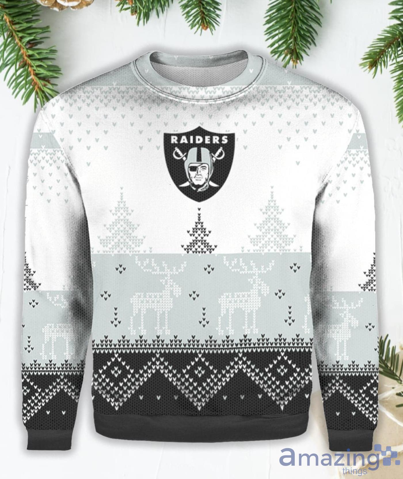 Raiders Christmas Believe Ugly Christmas Sweater