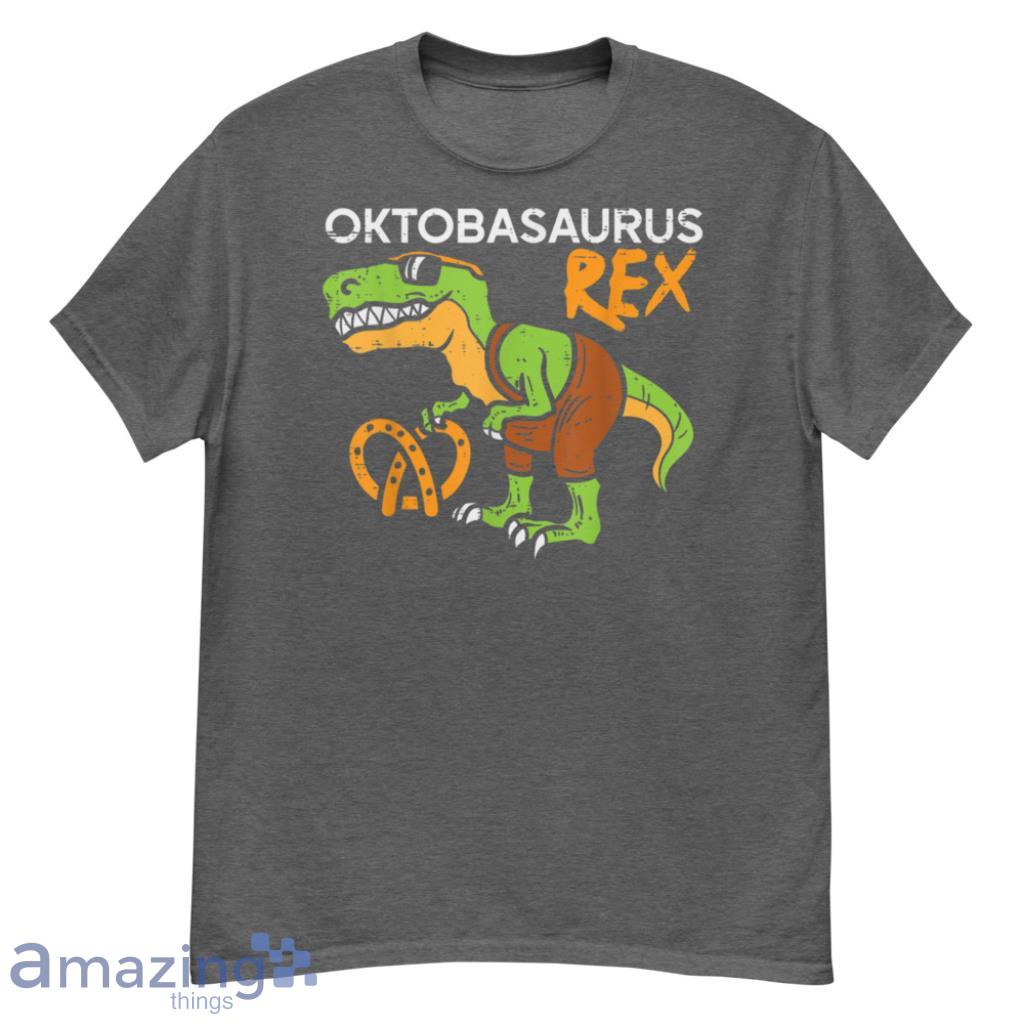 Rex Oktoberfest Trex Bavaria Dinosaur Boys Kids T-Shirt - G500 Men’s Classic T-Shirt-1