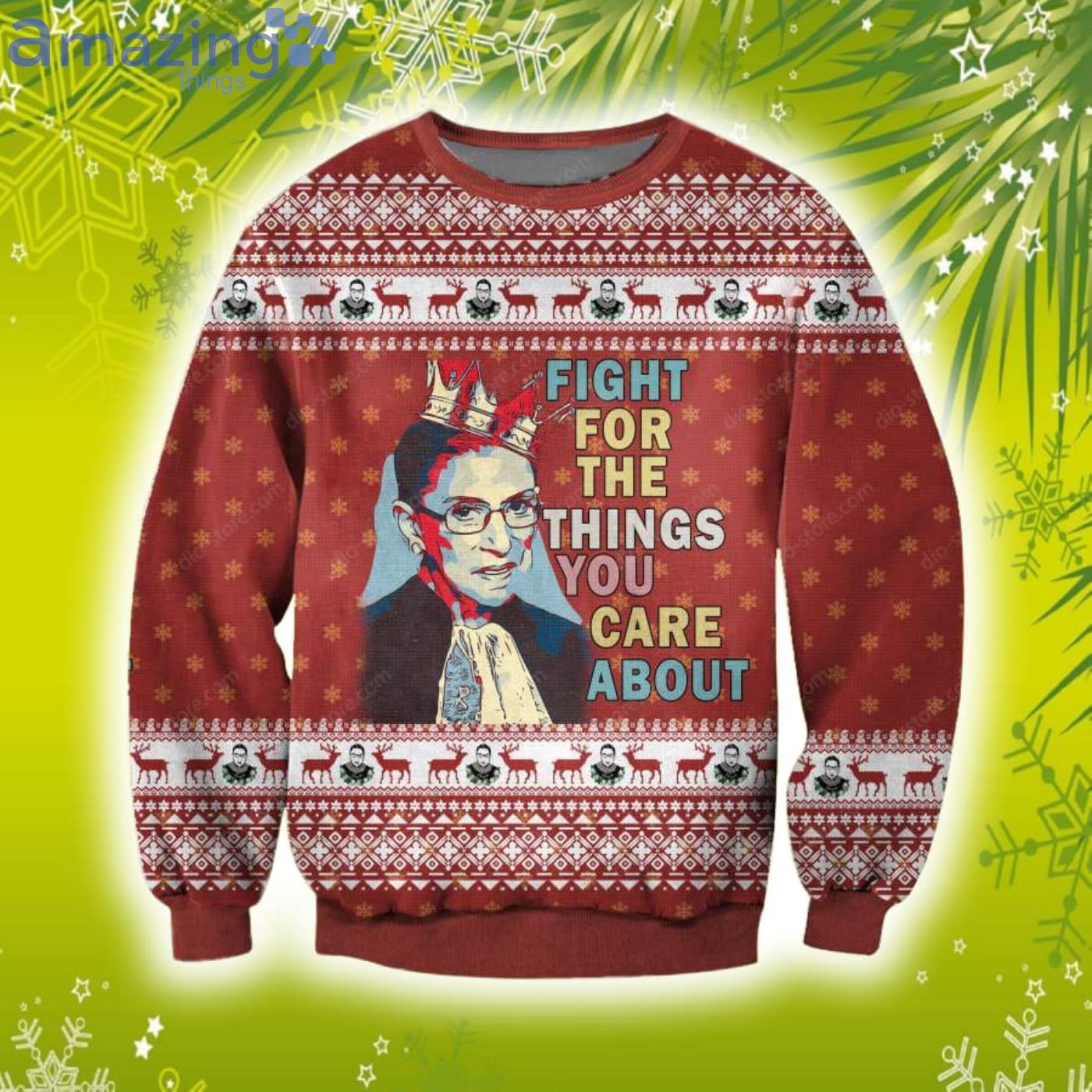 Ruth Bader Ginsburg Ugly Sweater Sweatshirt Product Photo 1