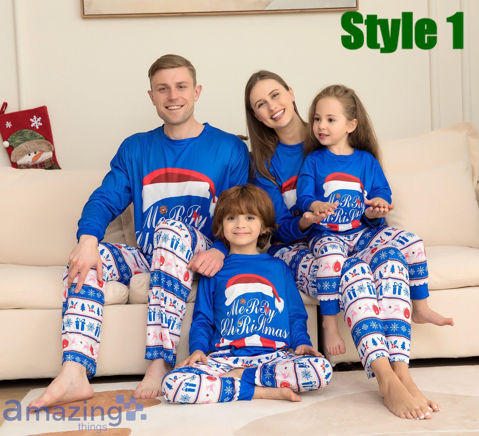 Saanta Hat Merry Christmas Matching Family Pajamas image Saanta Hat Merry Christmas Matching Family Pajamas Product Photo 3