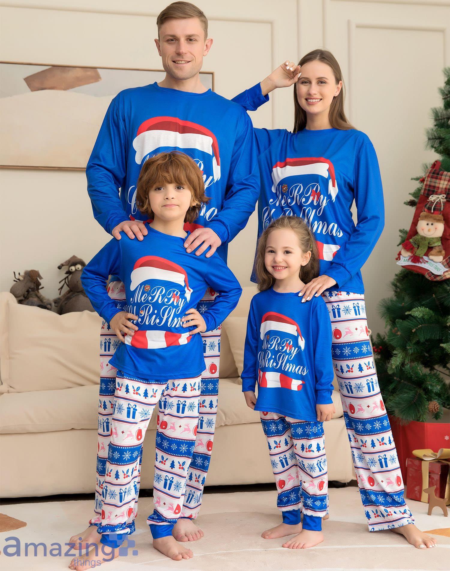 Saanta Hat Merry Christmas Matching Family Pajamas image Saanta Hat Merry Christmas Matching Family Pajamas Product Photo 4