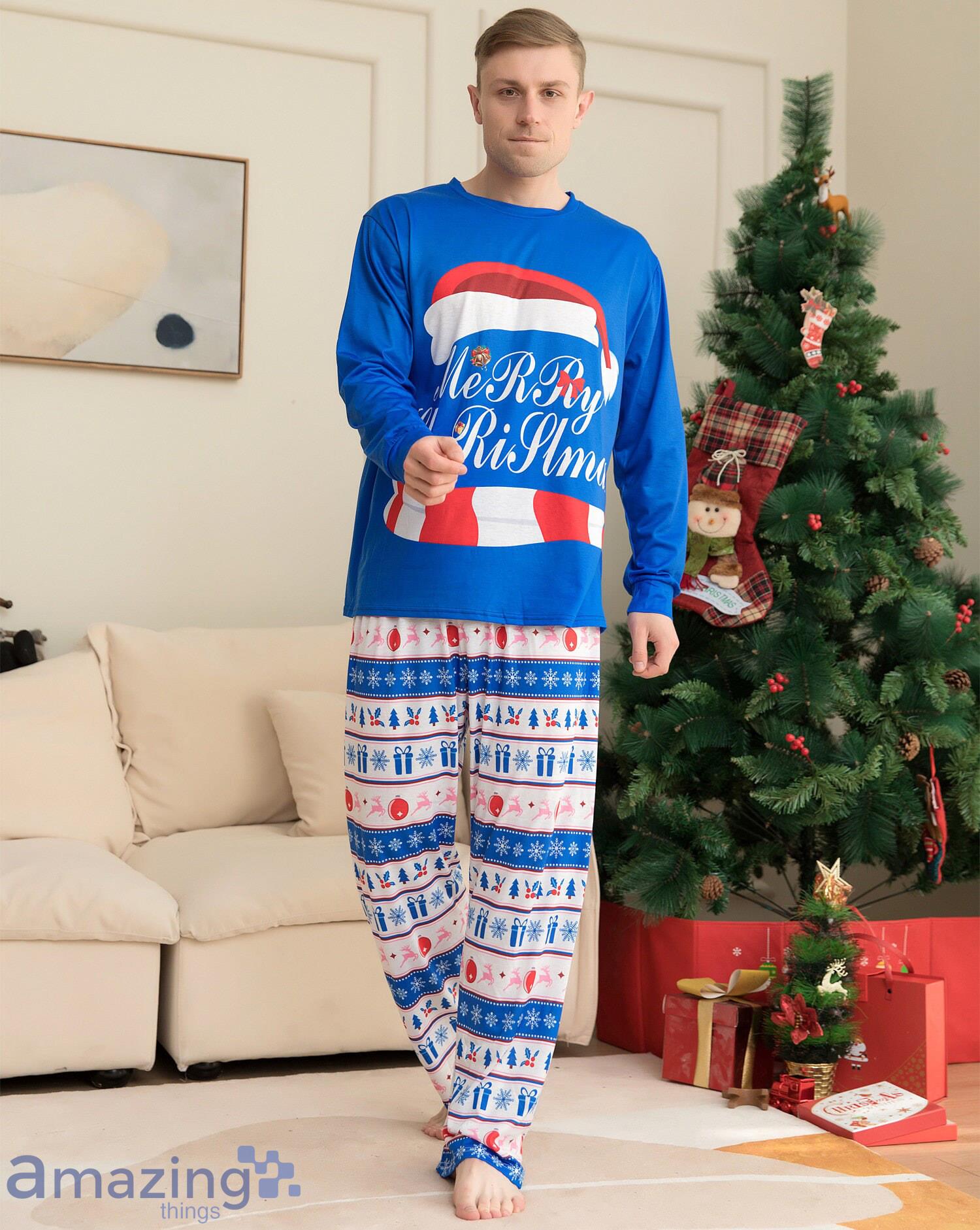 Saanta Hat Merry Christmas Matching Family Pajamas image Saanta Hat Merry Christmas Matching Family Pajamas Product Photo 5