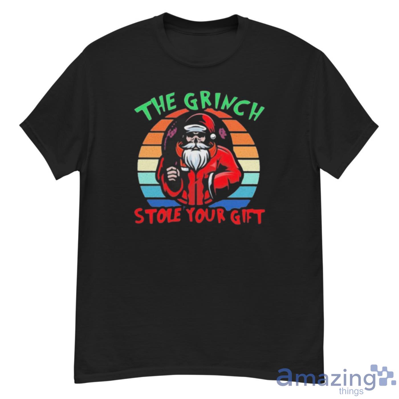 Santa Claus The Grinch Stole Your Gilf Vintage Shirt - G500 Men’s Classic T-Shirt