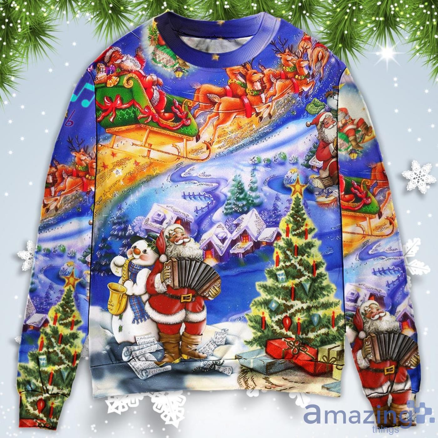 Santa Love Everytime Christmas Sweatshirt Sweater Product Photo 1