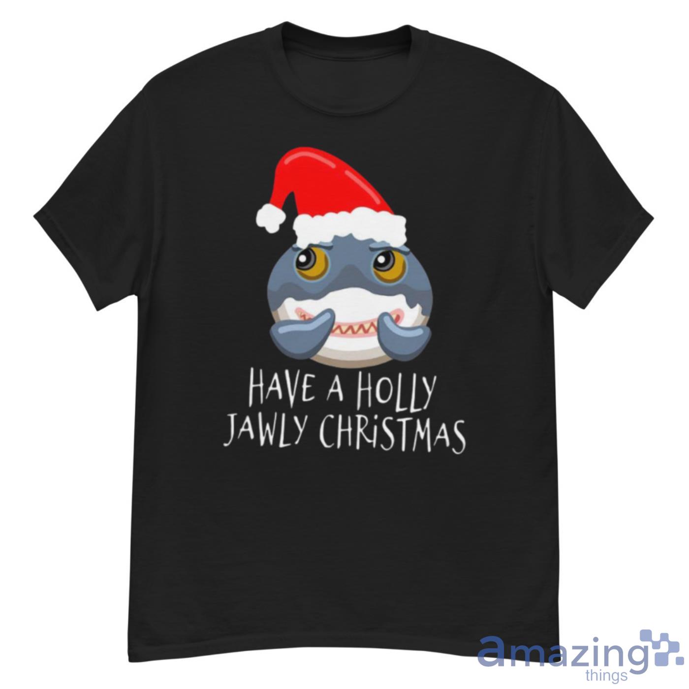 Santa Shark Have A Holly Jawly Christmas Shirt - G500 Men’s Classic T-Shirt