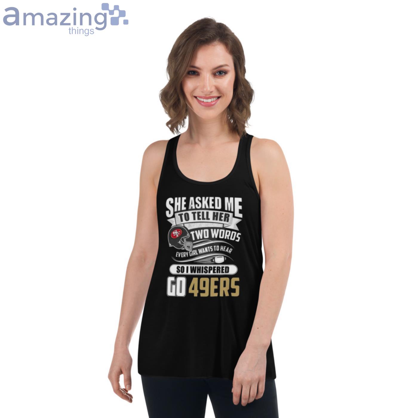 San Francisco 49ers Deep V-Neck T-Shirt Women's Casual Short Sleeve Blouse  Tops