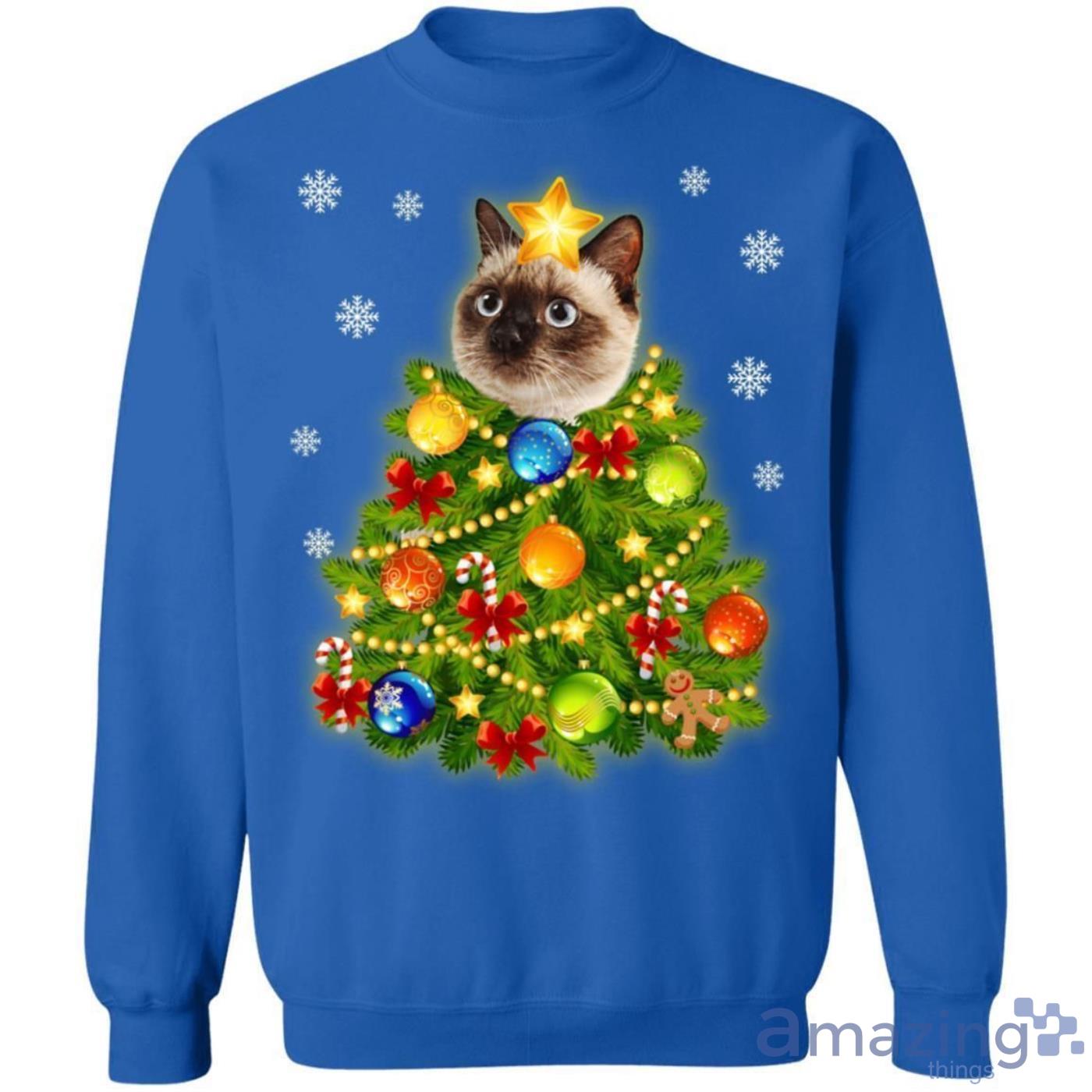 siamese christmas sweater