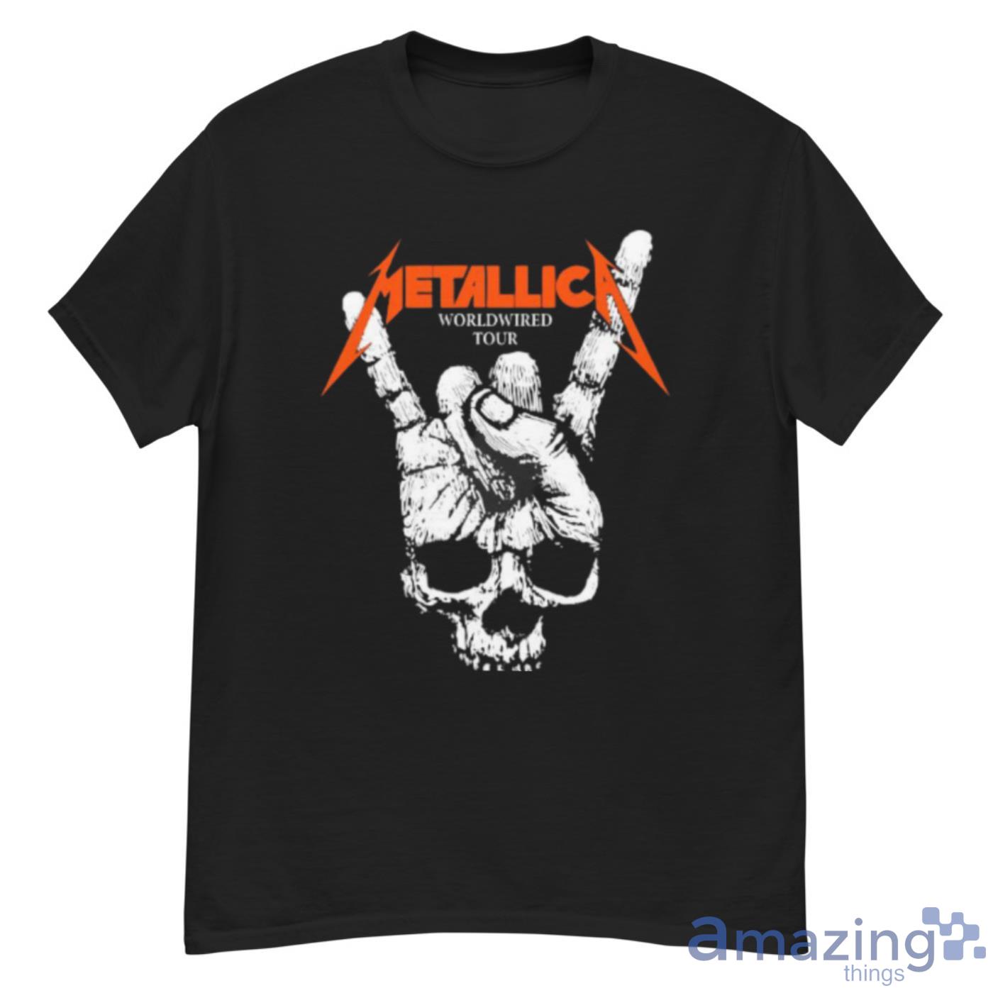 Metallica skull custom name and number baseball jersey