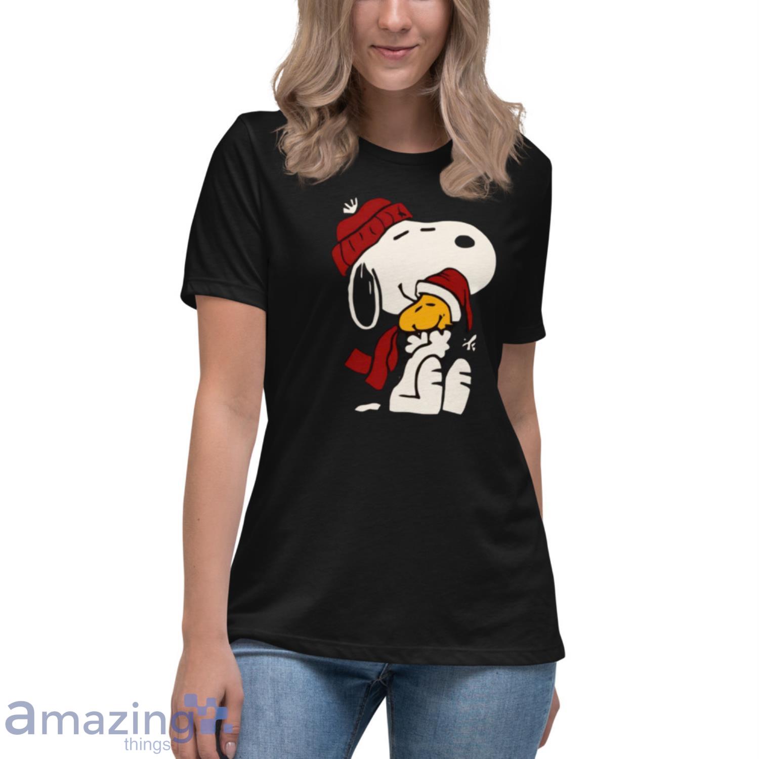 Snoopy Christmas Disney Family Christmas Shirt image Snoopy Christmas Disney Family Christmas Shirt - Womens Relaxed Short Sleeve Jersey Tee