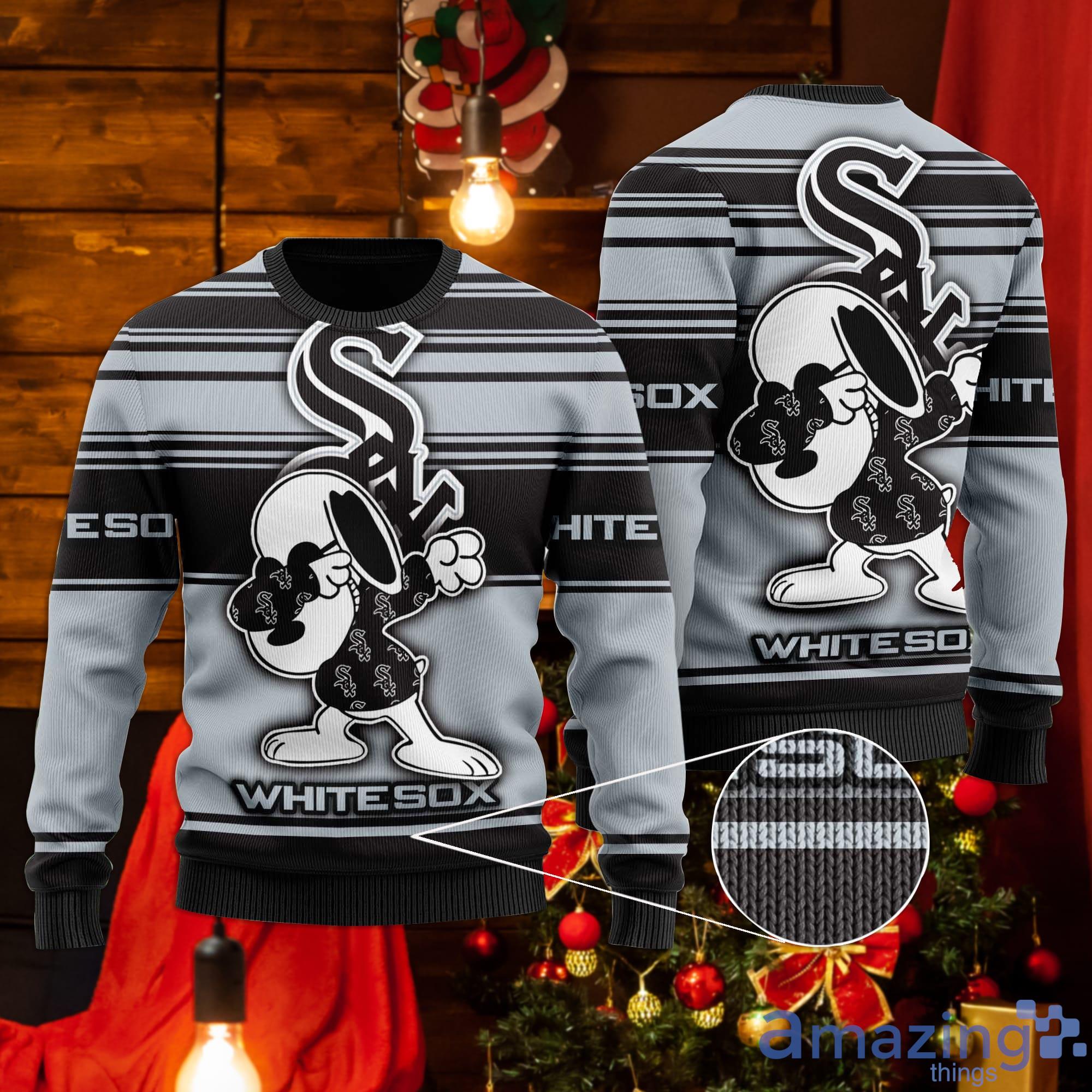 Snoopy Love Chicago White Sox Ugly Christmas Sweater