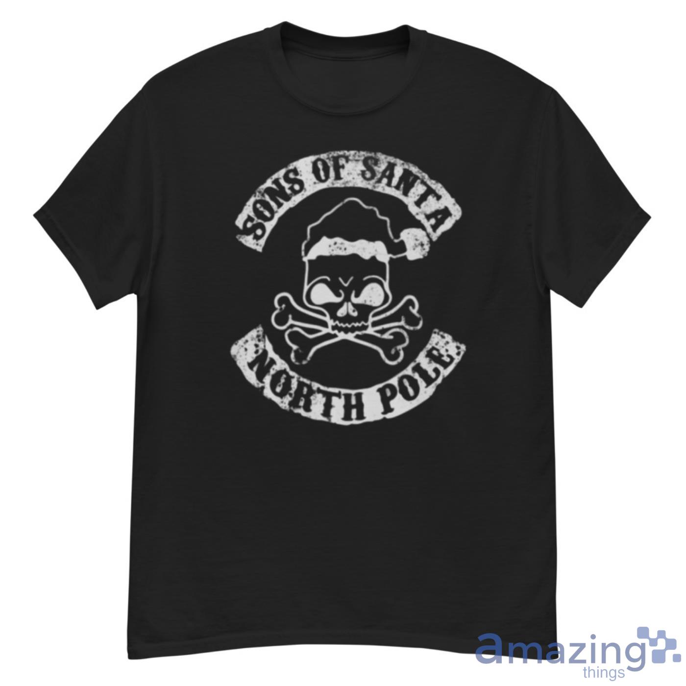 Sons Of Santa Funny Biker Christmas Shirt - G500 Men’s Classic T-Shirt