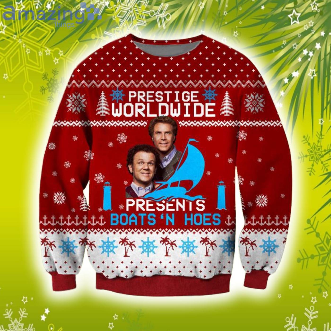 Step Brothers 3D Christmas Knitting Pattern Red Ugly Sweater Sweatshirt Product Photo 1